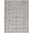 Feizy Wendover 6848F Rug in Gray / Ivory