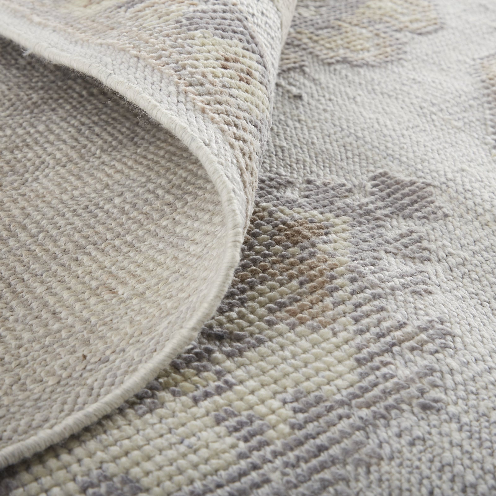Feizy Wendover 6848F Rug in Gray / Ivory