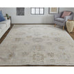 Feizy Wendover 6858F Rug in Tan / Gray