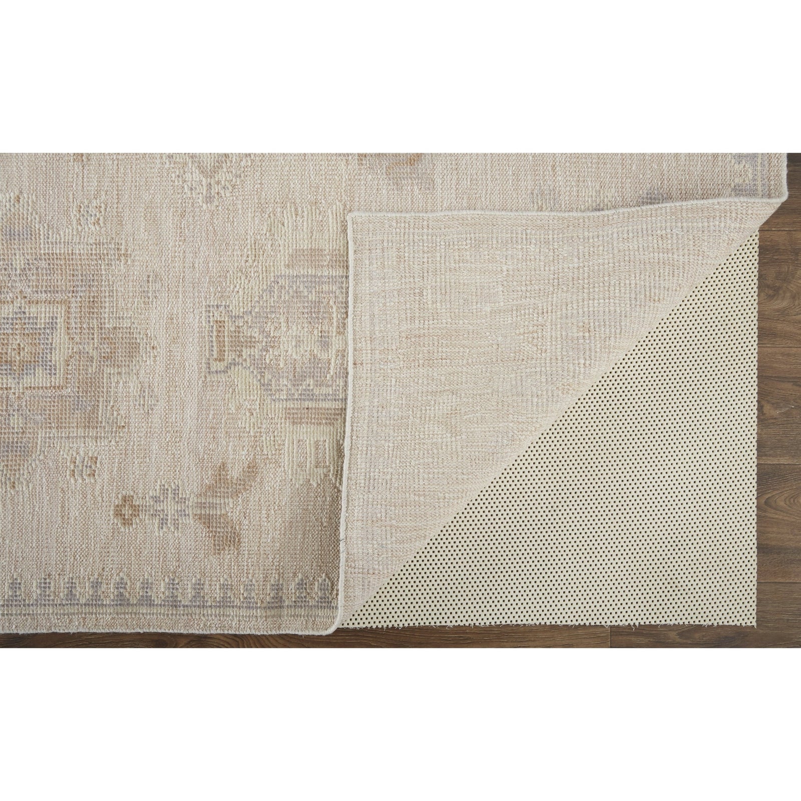 Feizy Wendover 6858F Rug in Tan / Gray