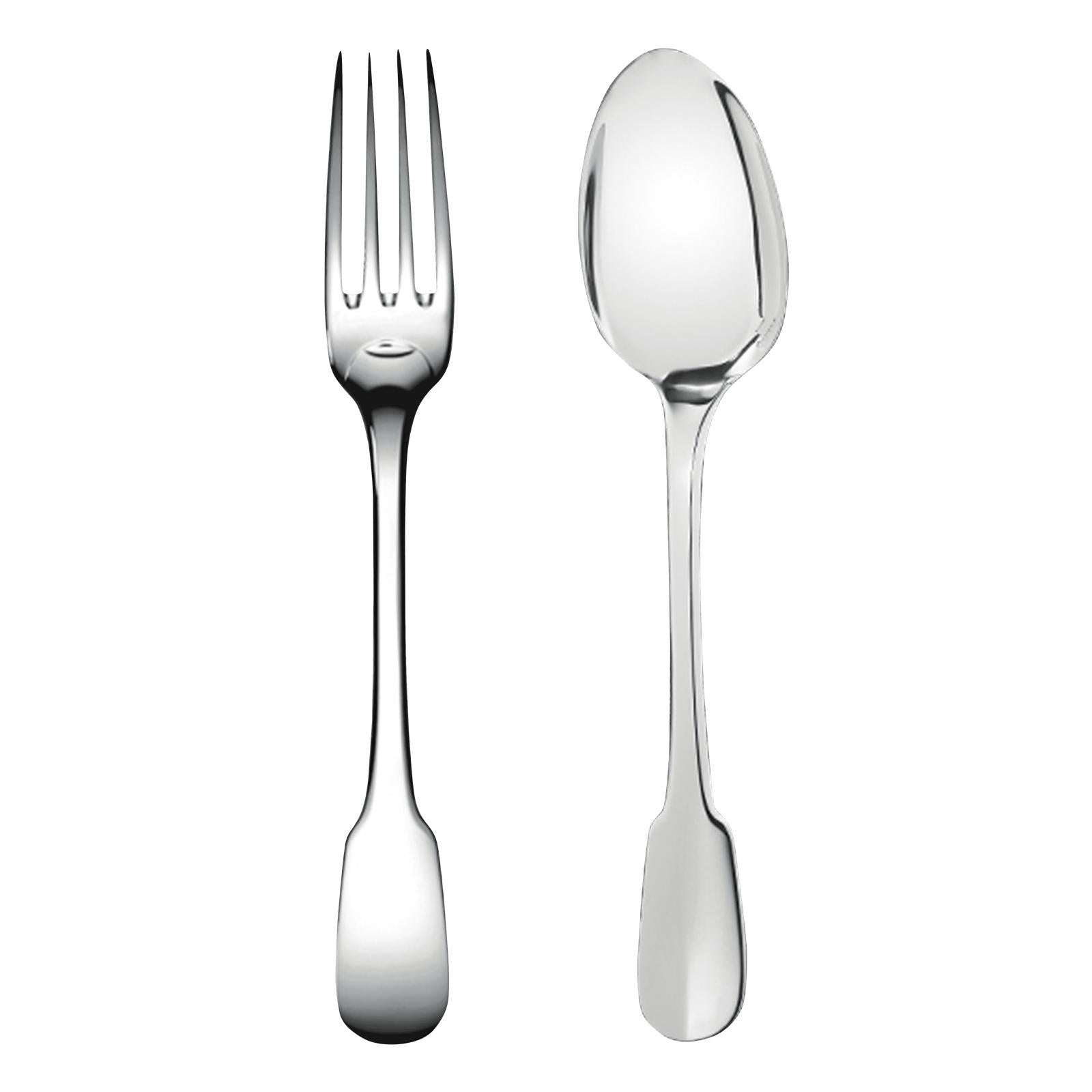 Christofle Cluny Silver Plated 2-Piece Cutlery Set For Children