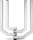 Christofle Arborescence Stainless Steel Candelabra