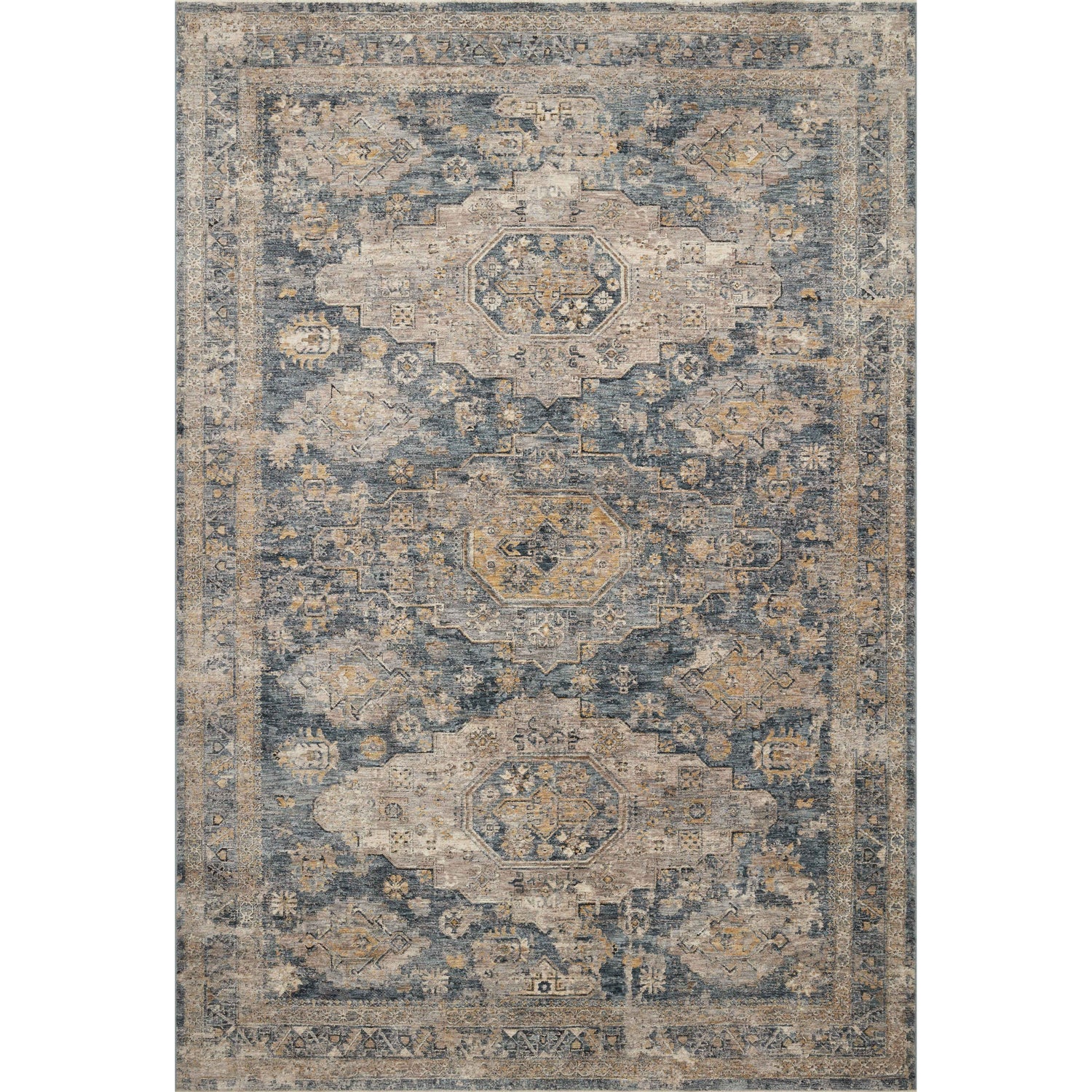 Loloi Gaia GAA-02 Denim / Taupe Rug