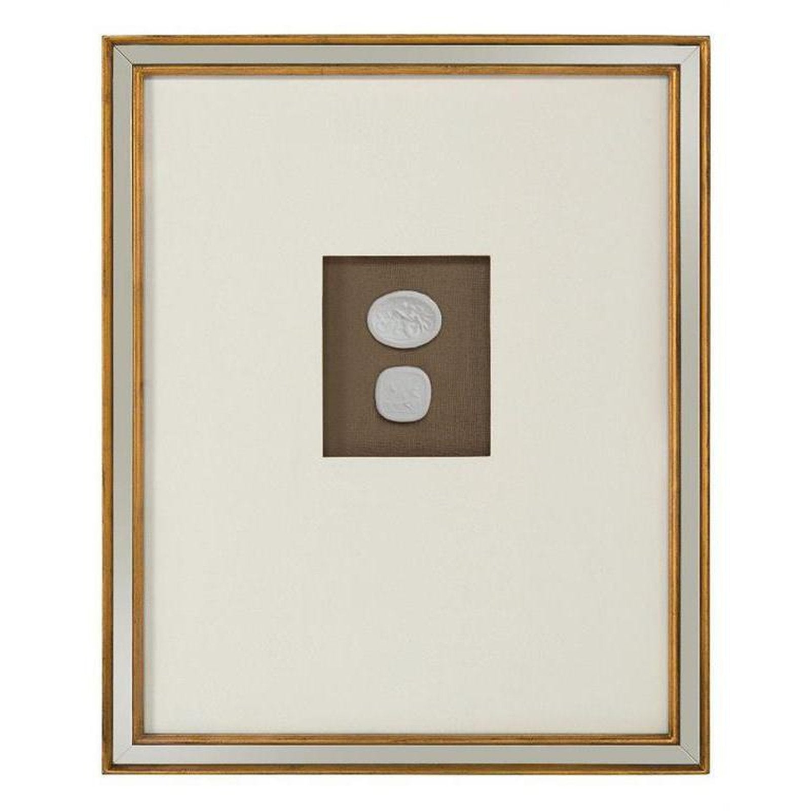 John Richard Mahogany Intaglio Wall Art