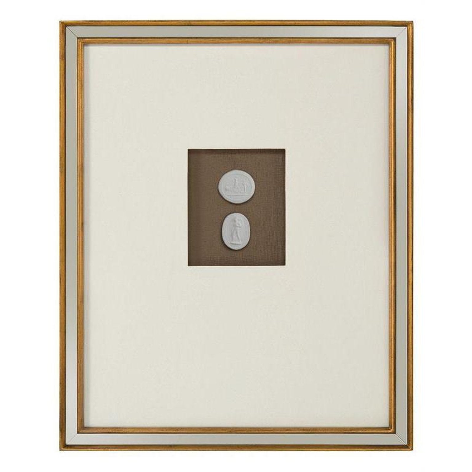 John Richard Mahogany Intaglio Wall Art