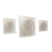 John Richard Set Of Three Silver Lace Wall Art