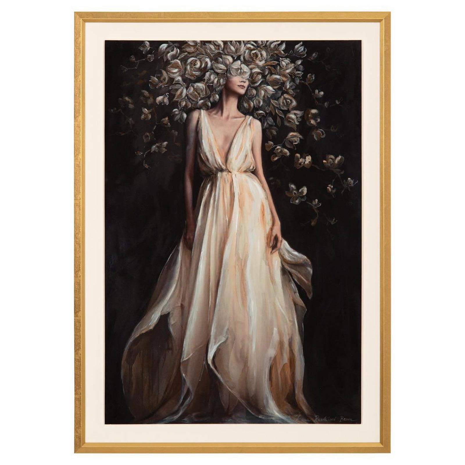 John Richard Zana Brown'S Moon Glow I Wall Art