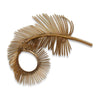 John Richard Coiled Brass Plume III Wall Art