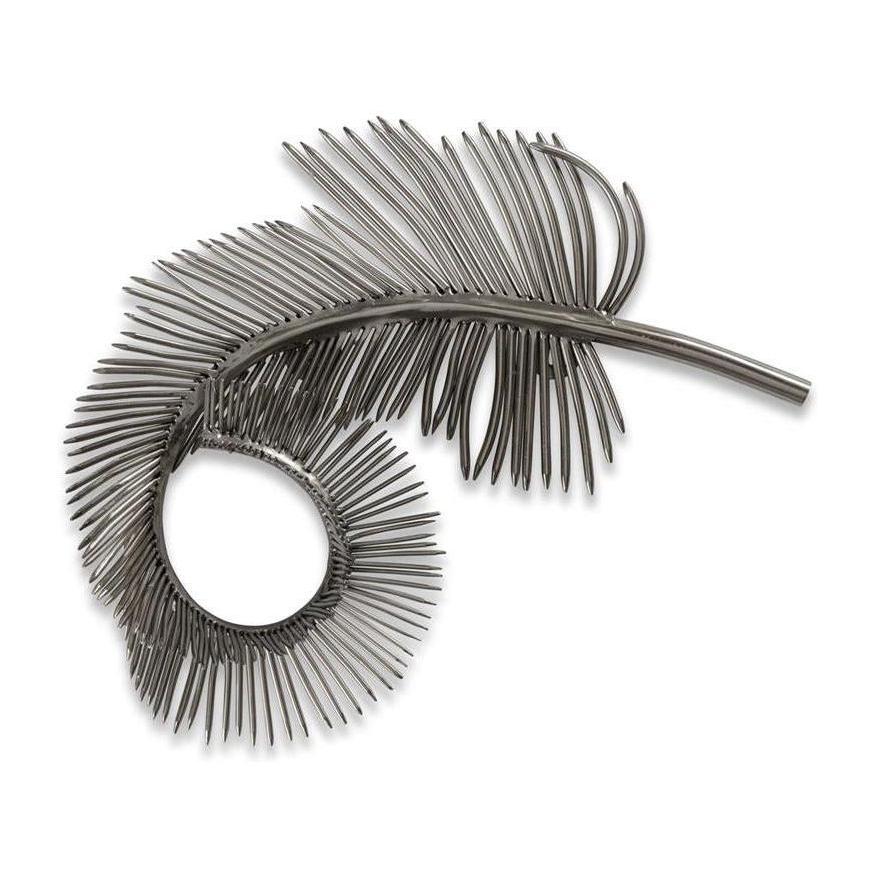 John Richard Coiled Silver Plume III Wall Art