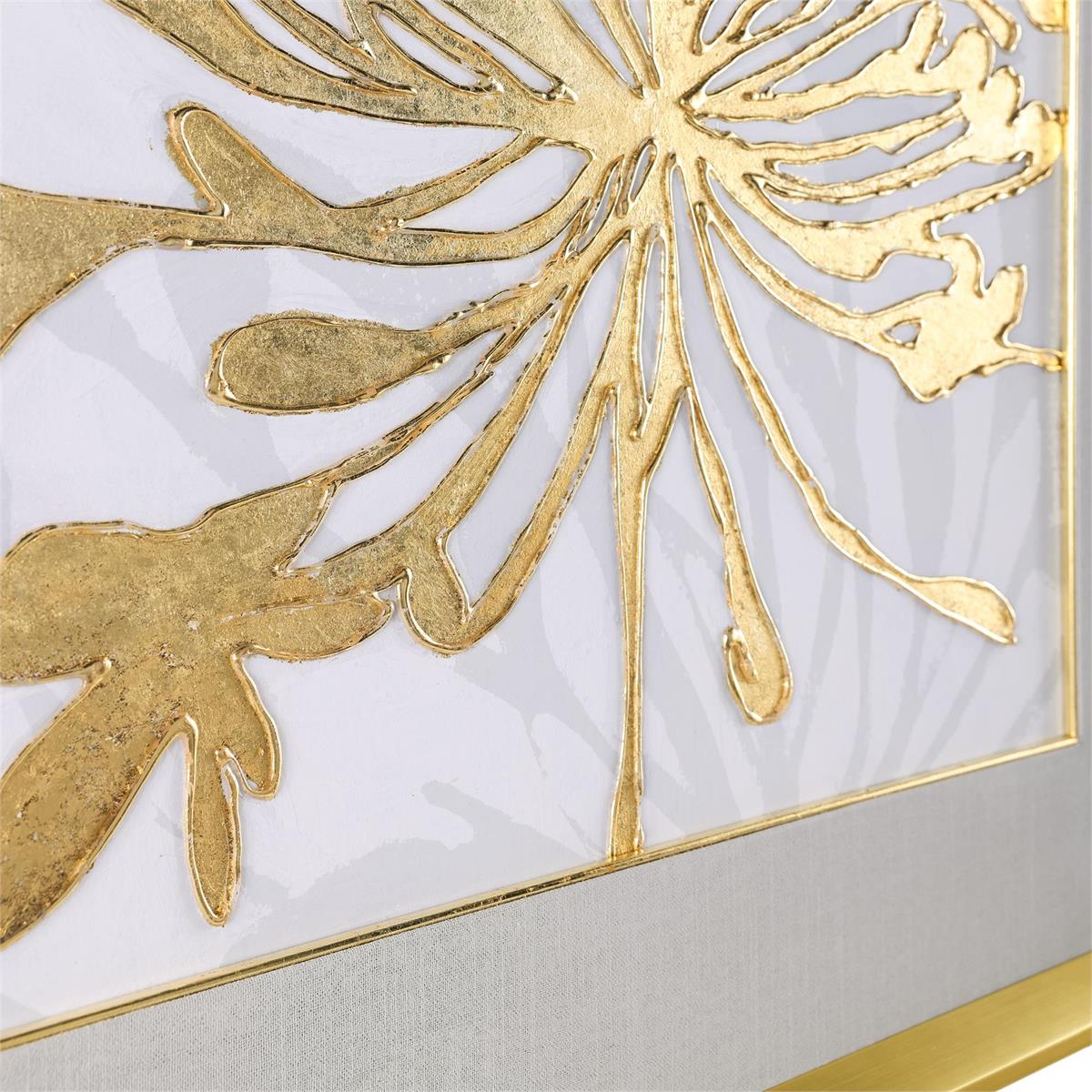 John Richard Decor Annie Warren's Golden Gilt Bloom II