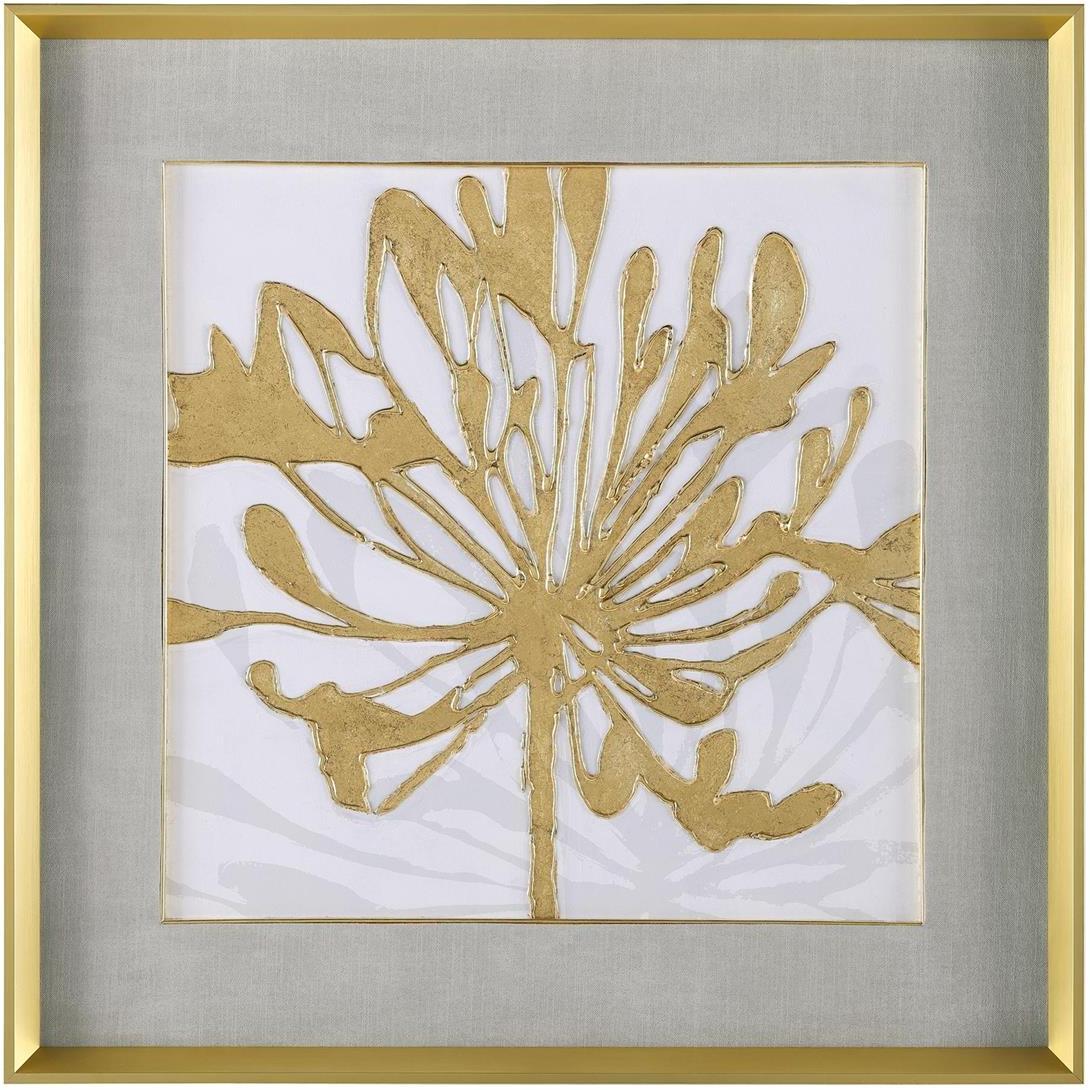 John Richard Decor Annie Warrens Golden Gilt Bloom I