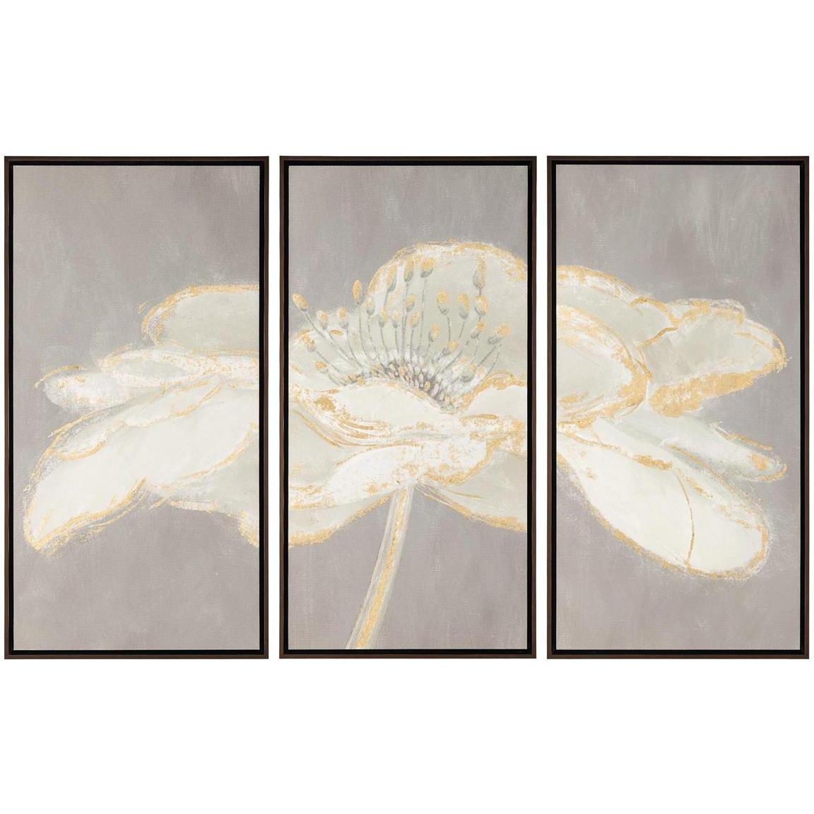 John Richard Decor Linda Wood's Moon Daisy Triptych