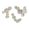 John Richard Decor Petal Cluster Wall Art, Set of 3 Nickel
