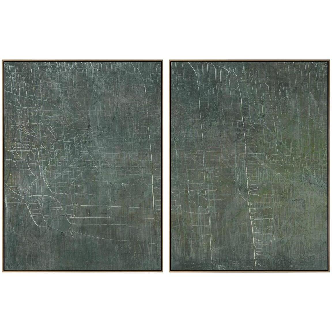John Richard Decor Debra Ferrari's Zion No. 1-2 Diptych