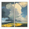 John Richard Sarah Thomas' Tuscany in Gold No. 1-2 Diptych