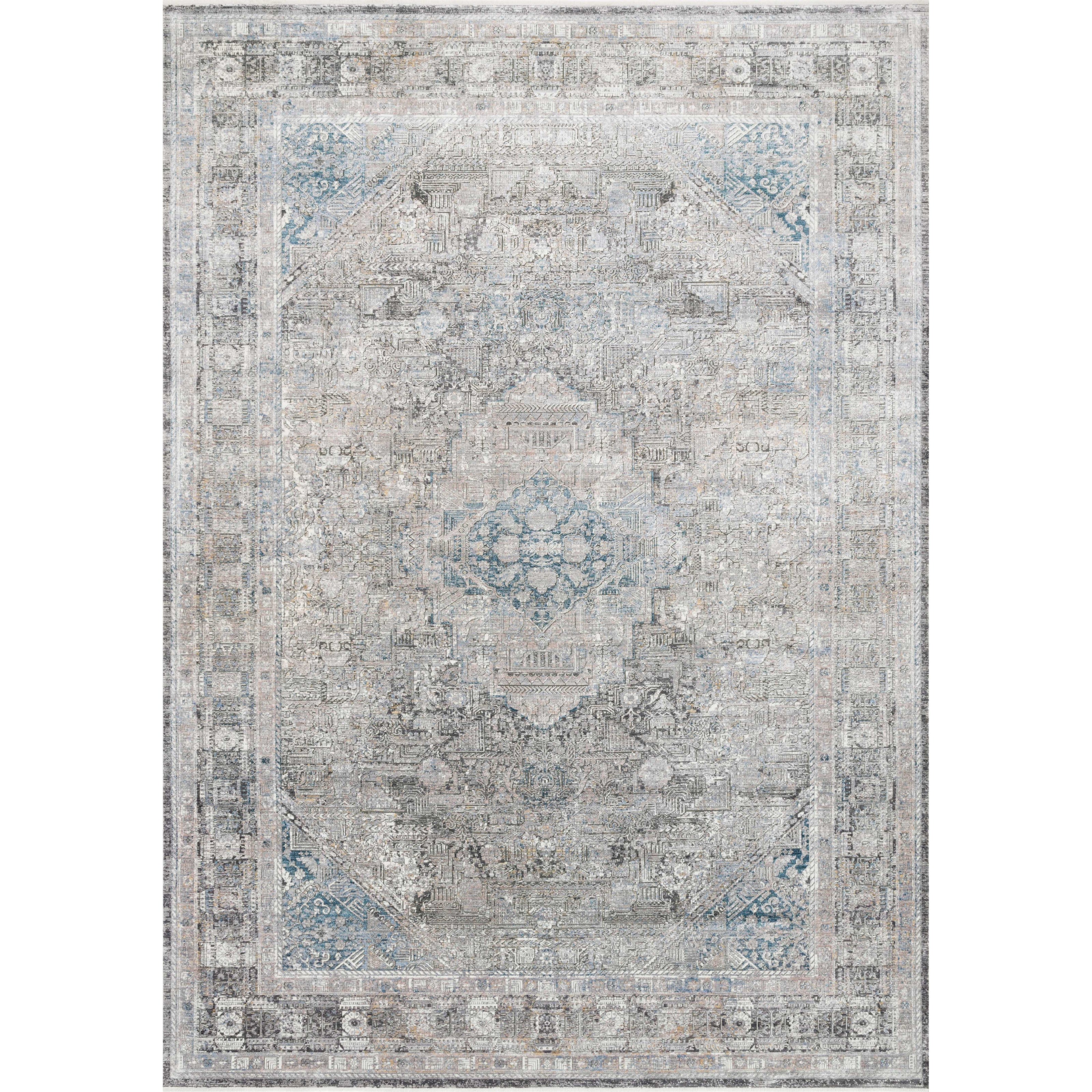 Loloi II Gemma GEM-05 Silver / Blue Rug