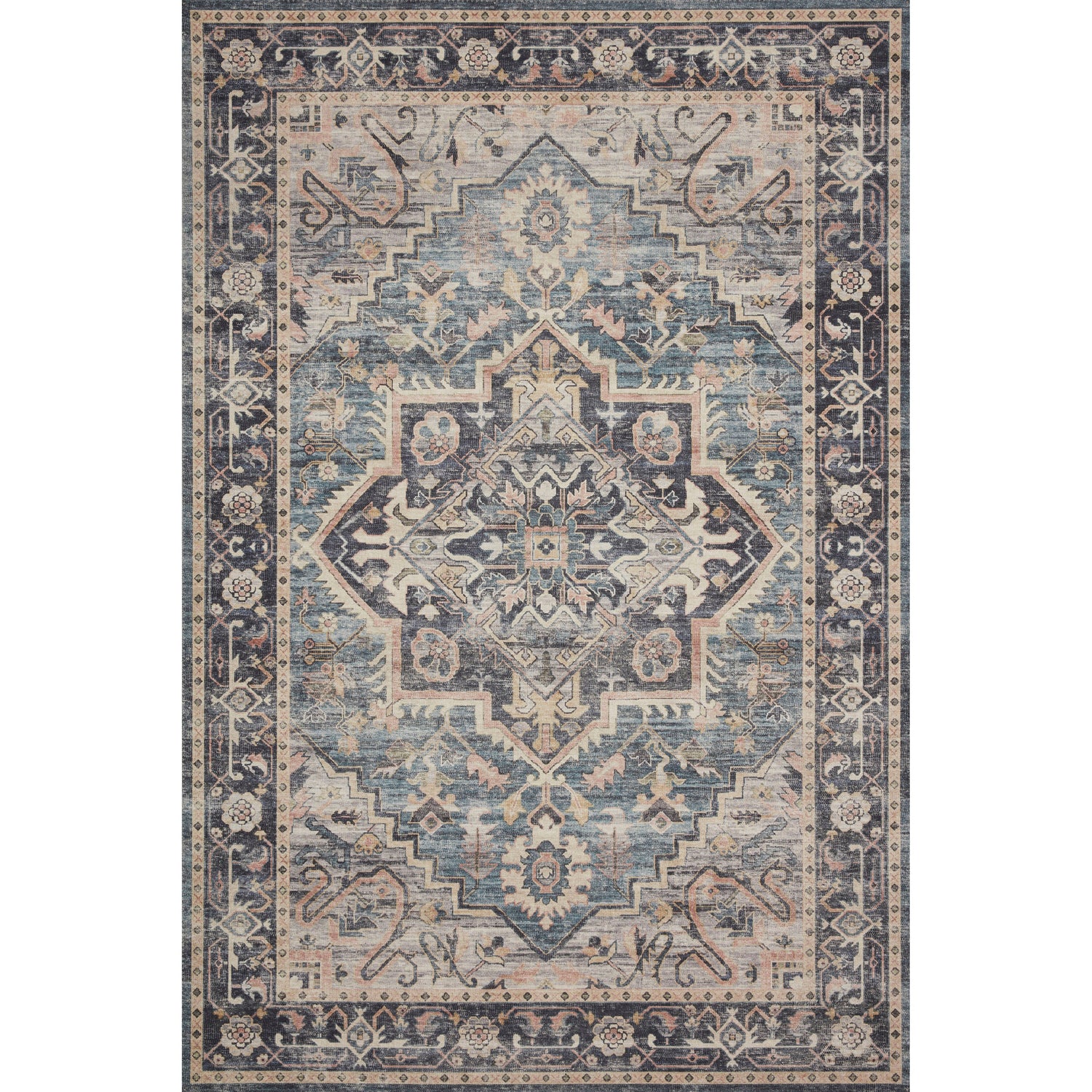 Loloi II Hathaway HTH-01 Navy / Multi Rug