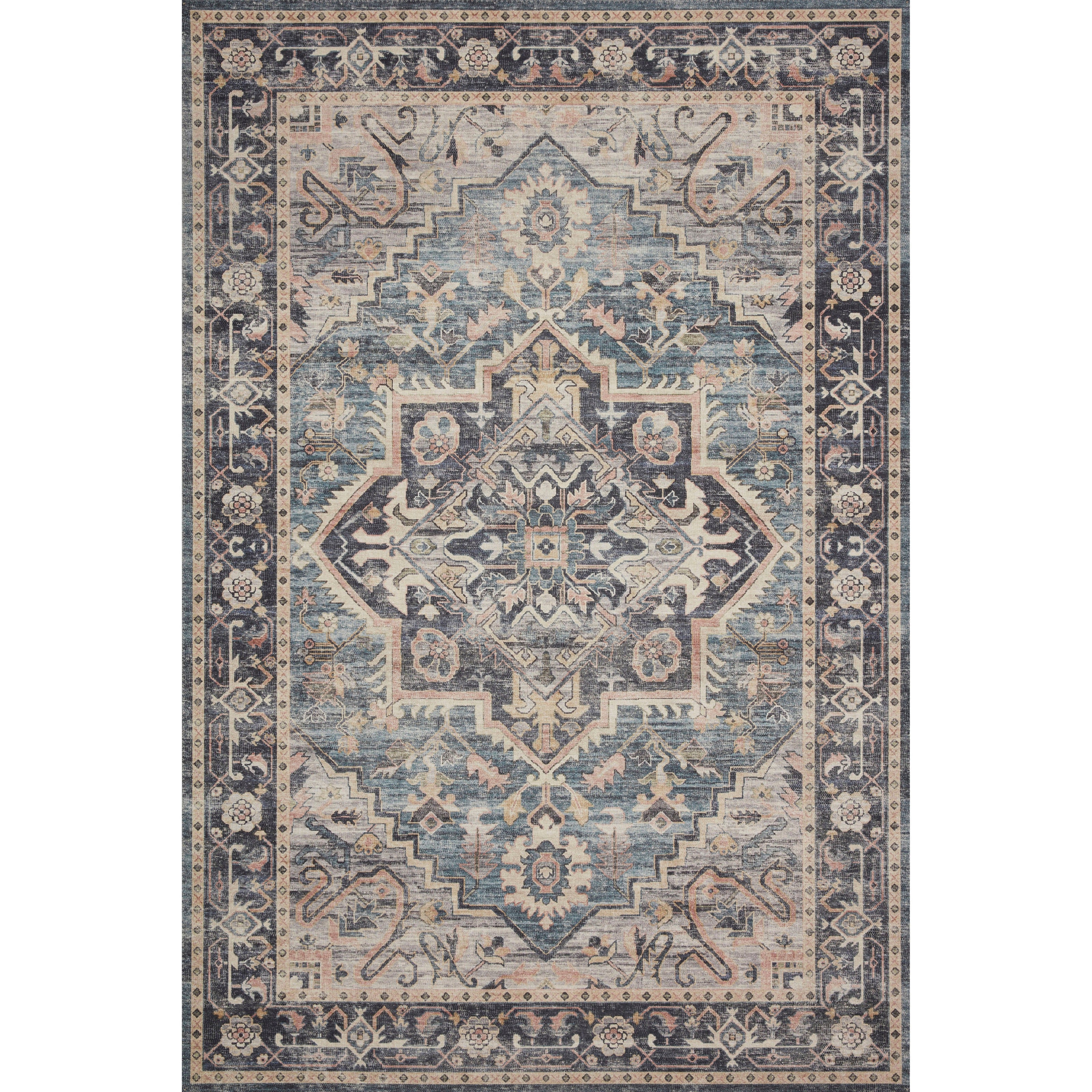 Loloi II Hathaway HTH-01 Navy / Multi Rug