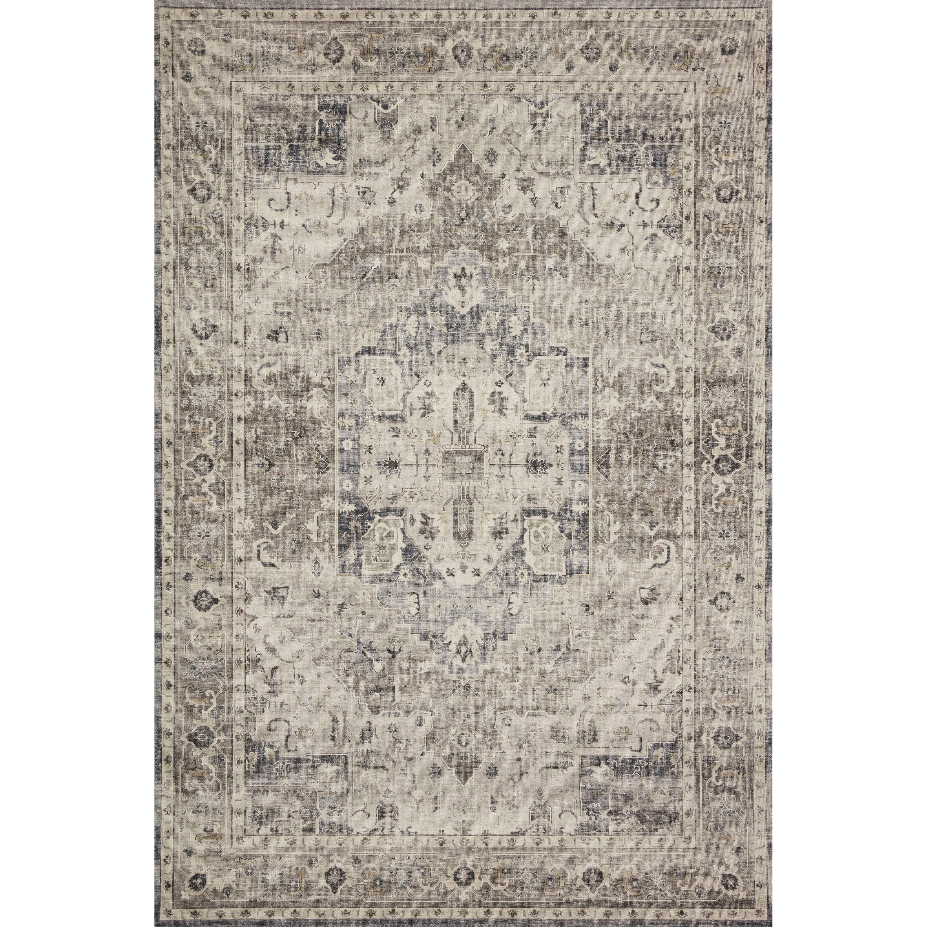 Loloi II Hathaway HTH-05 Steel / Ivory Rug