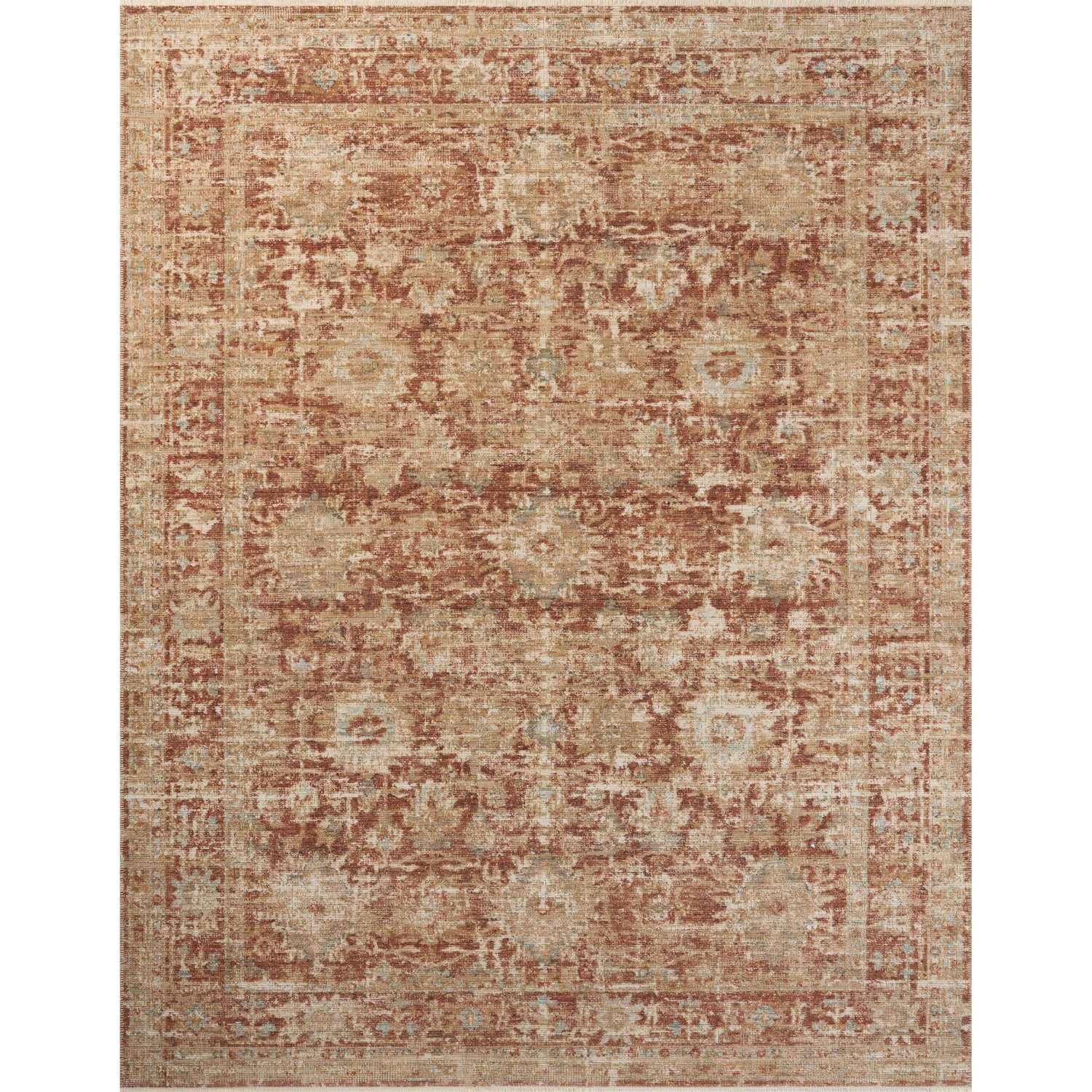 Loloi Heritage HER-03 Brick / Multi Rug