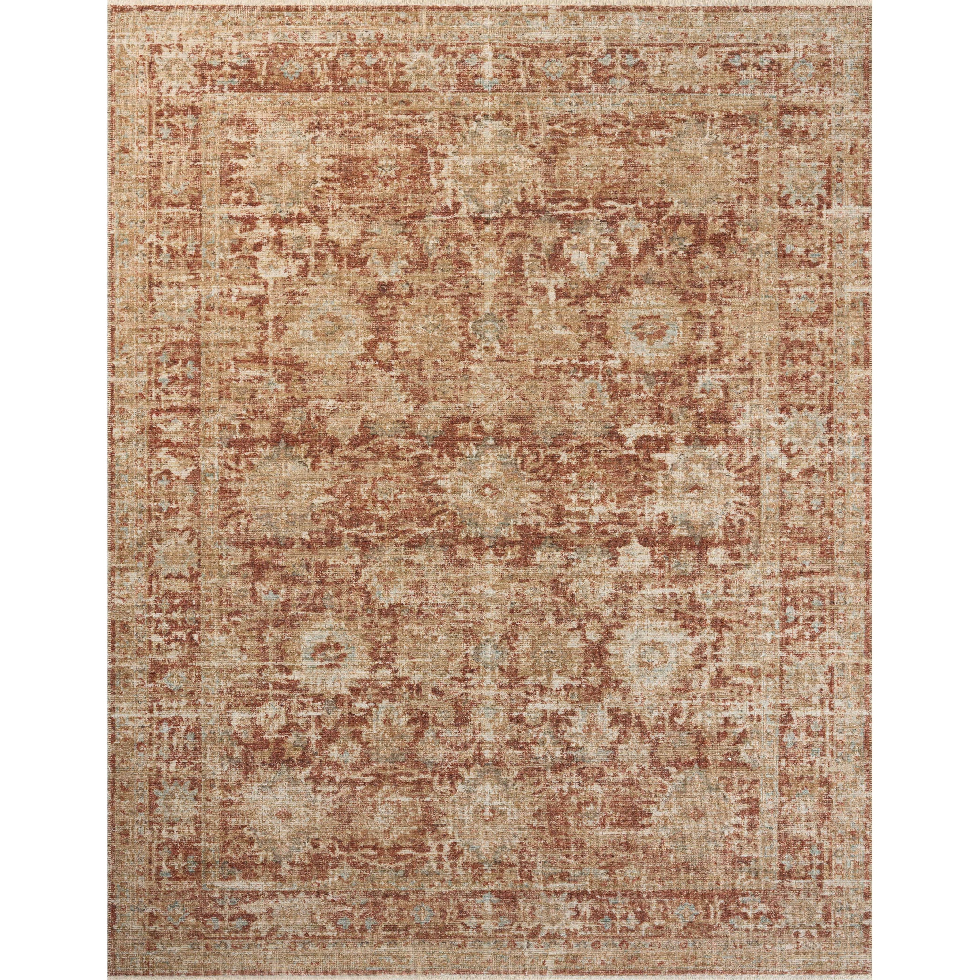 Loloi Heritage HER-03 Brick / Multi Rug