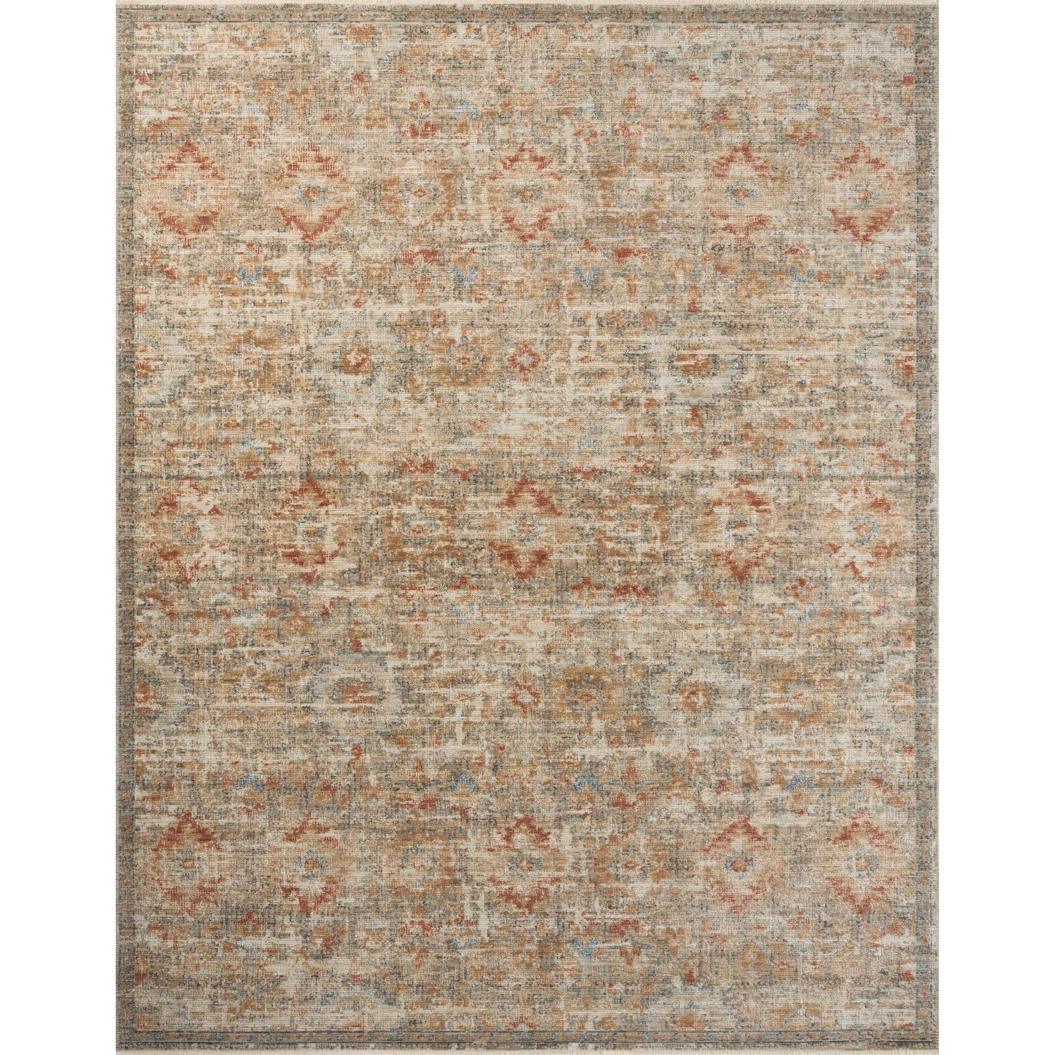 Loloi Heritage HER-10 Grey / Sunset Rug