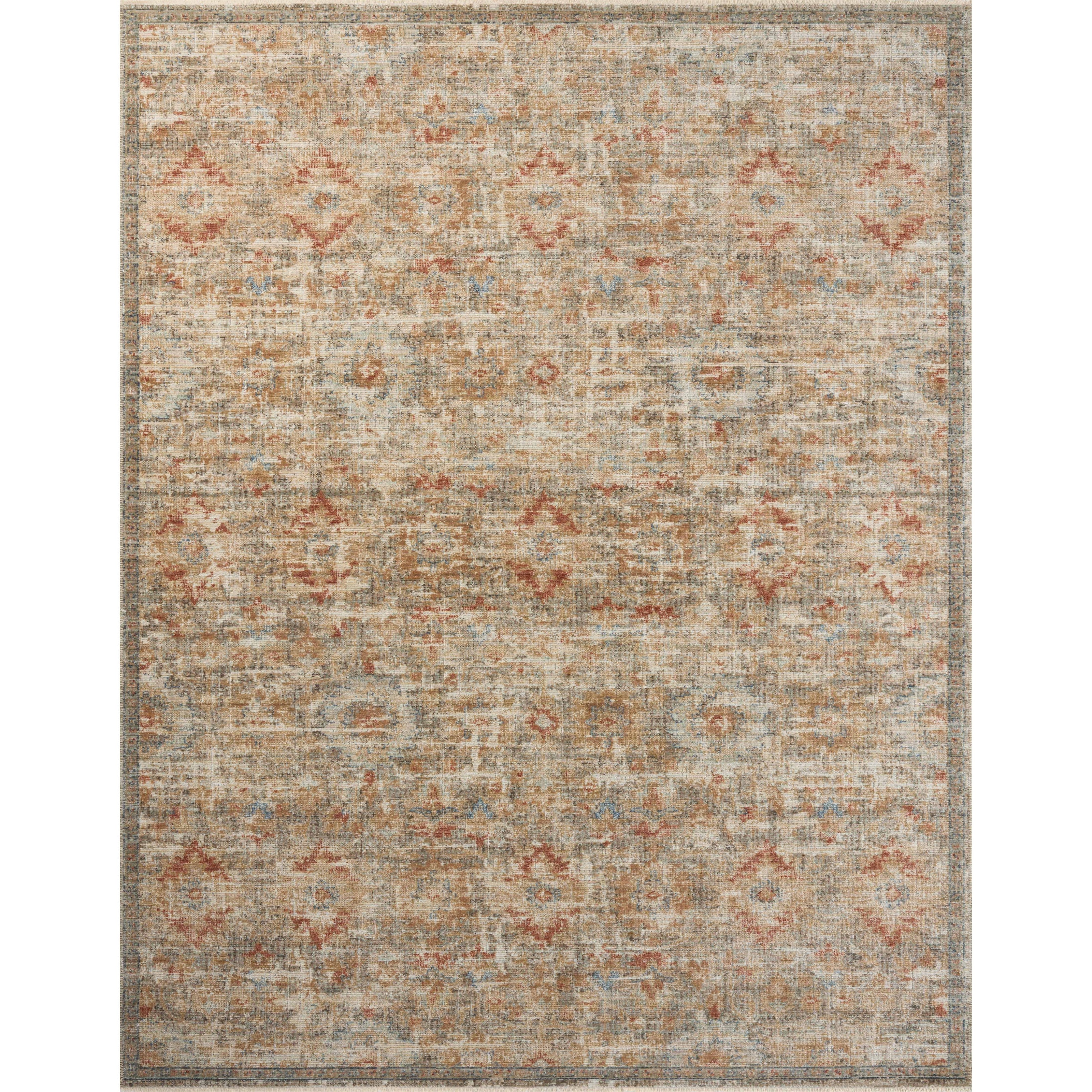 Loloi Heritage HER-10 Grey / Sunset Rug