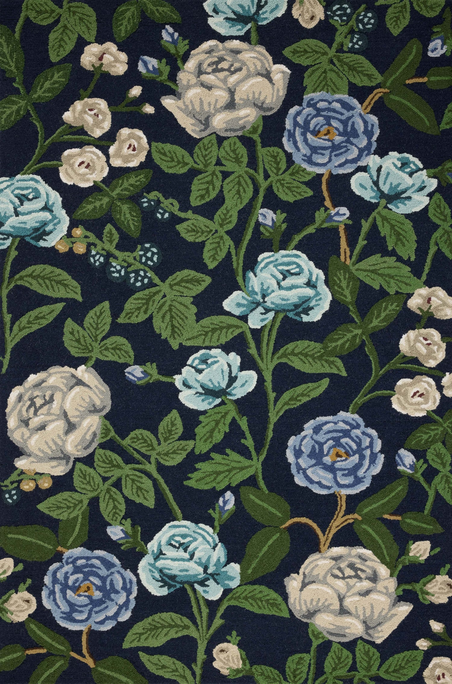 Rifle Paper Highgrove HIG-02 Rug Navy