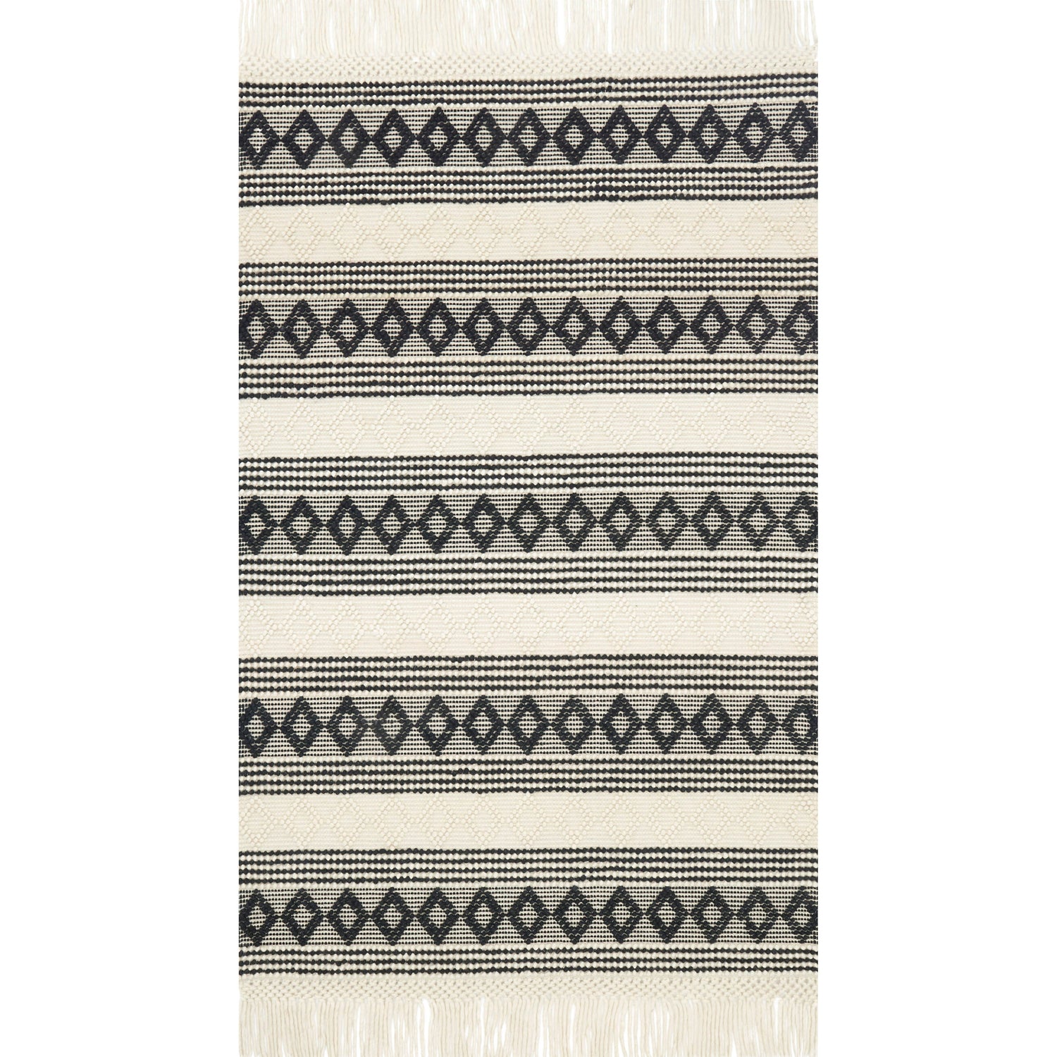Magnolia Home Holloway YH-01 Rug Ivory / Black