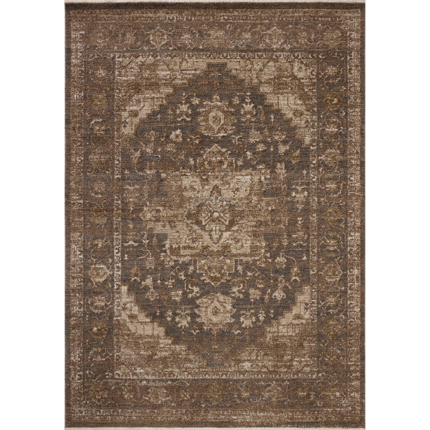 Loloi II HYD-03 Charcoal / Mocha Rug DC10