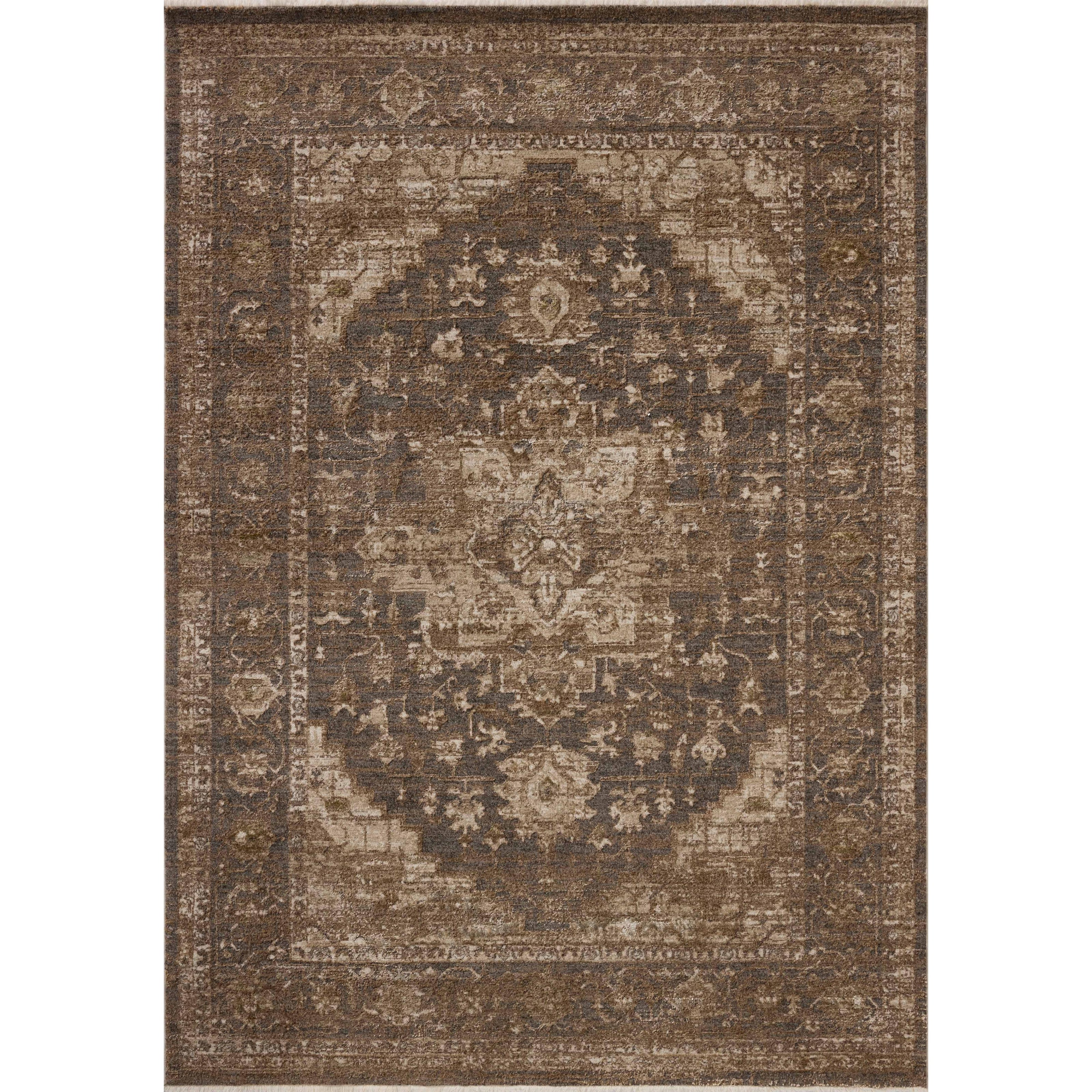 Loloi II HYD-03 Charcoal / Mocha Rug DC10