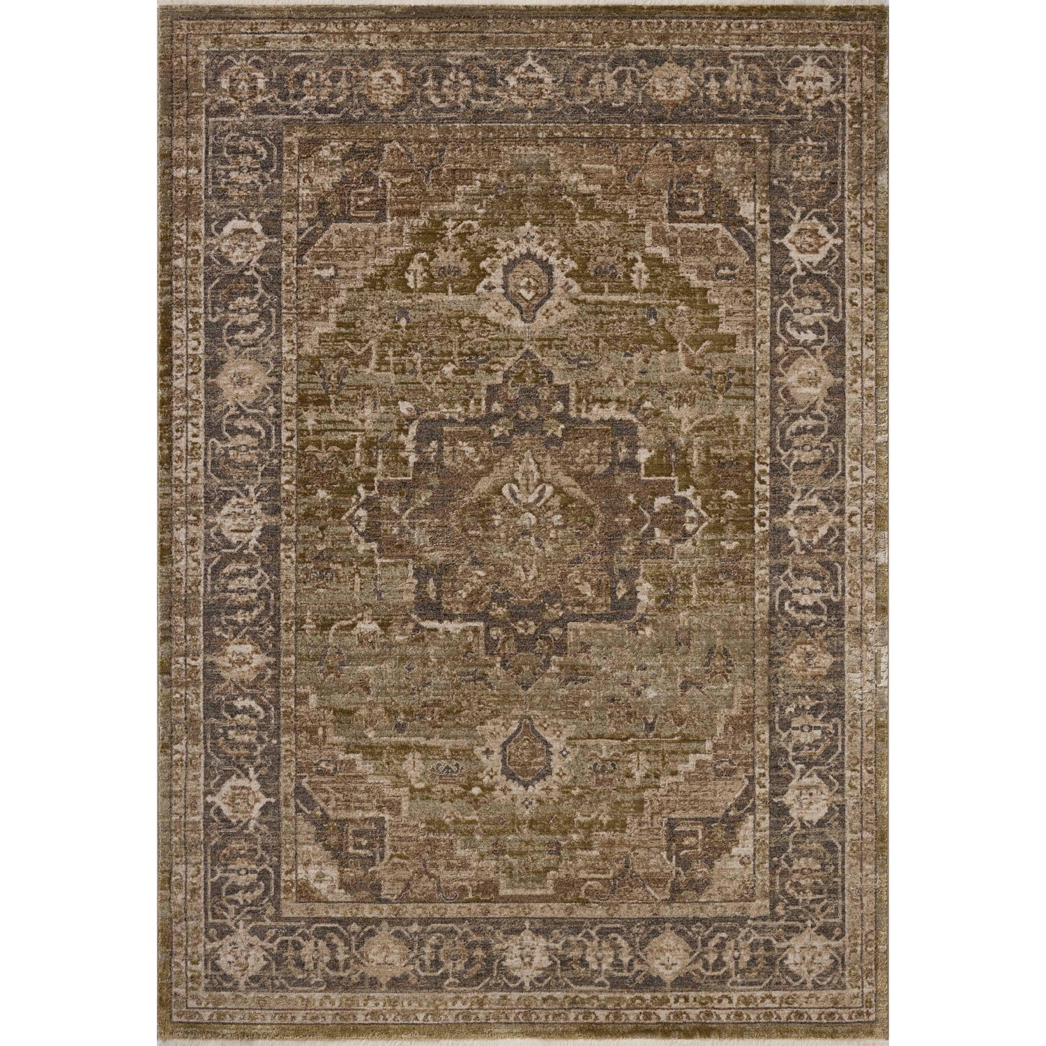 Loloi II HYD-03 Moss / Charcoal Rug DC10