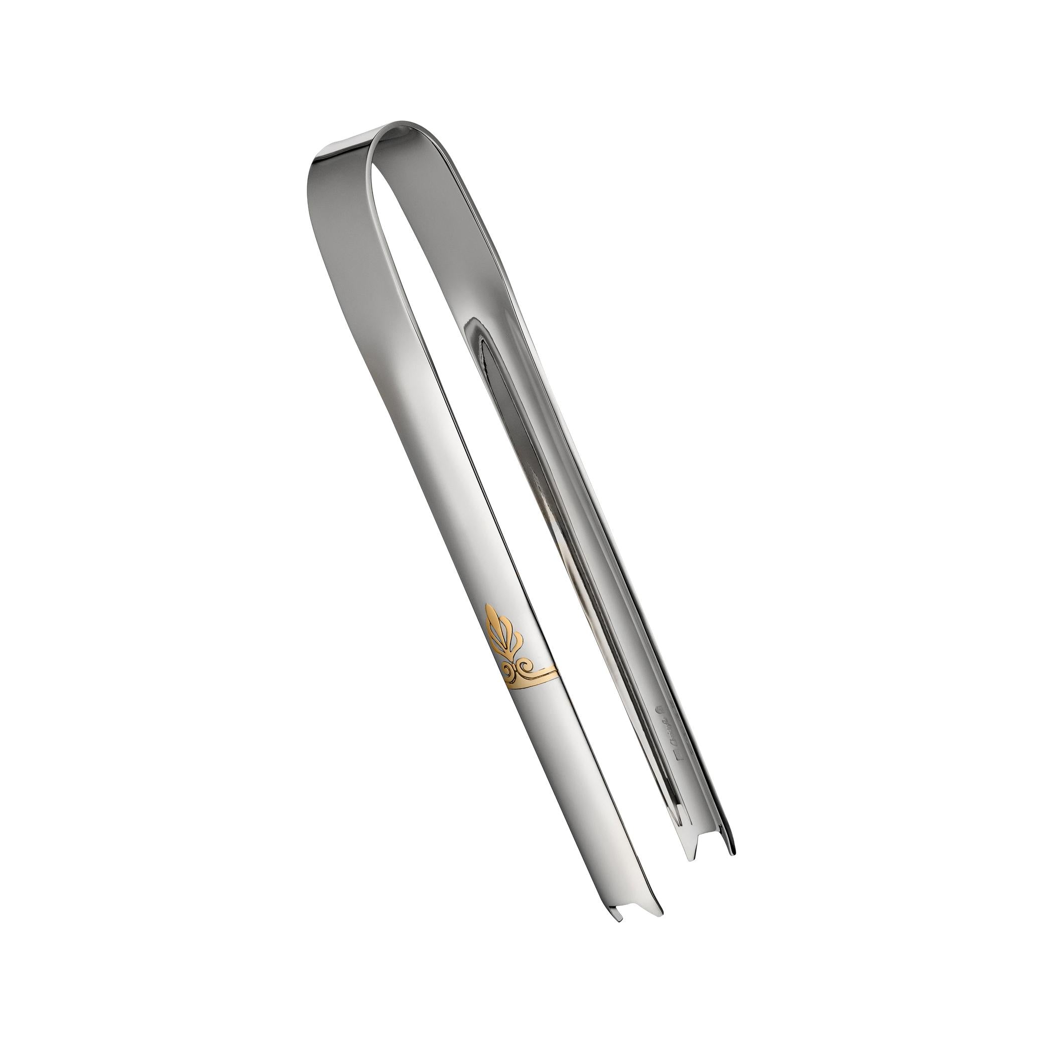 Christofle Malmaison Silver-Plated Ice Tongs