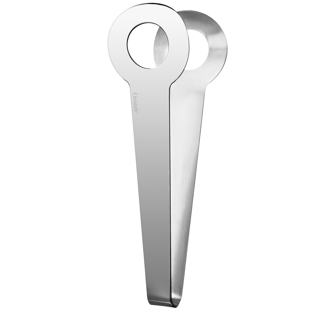 Christofle Oh de Christofle Stainless Steel Ice Tongs