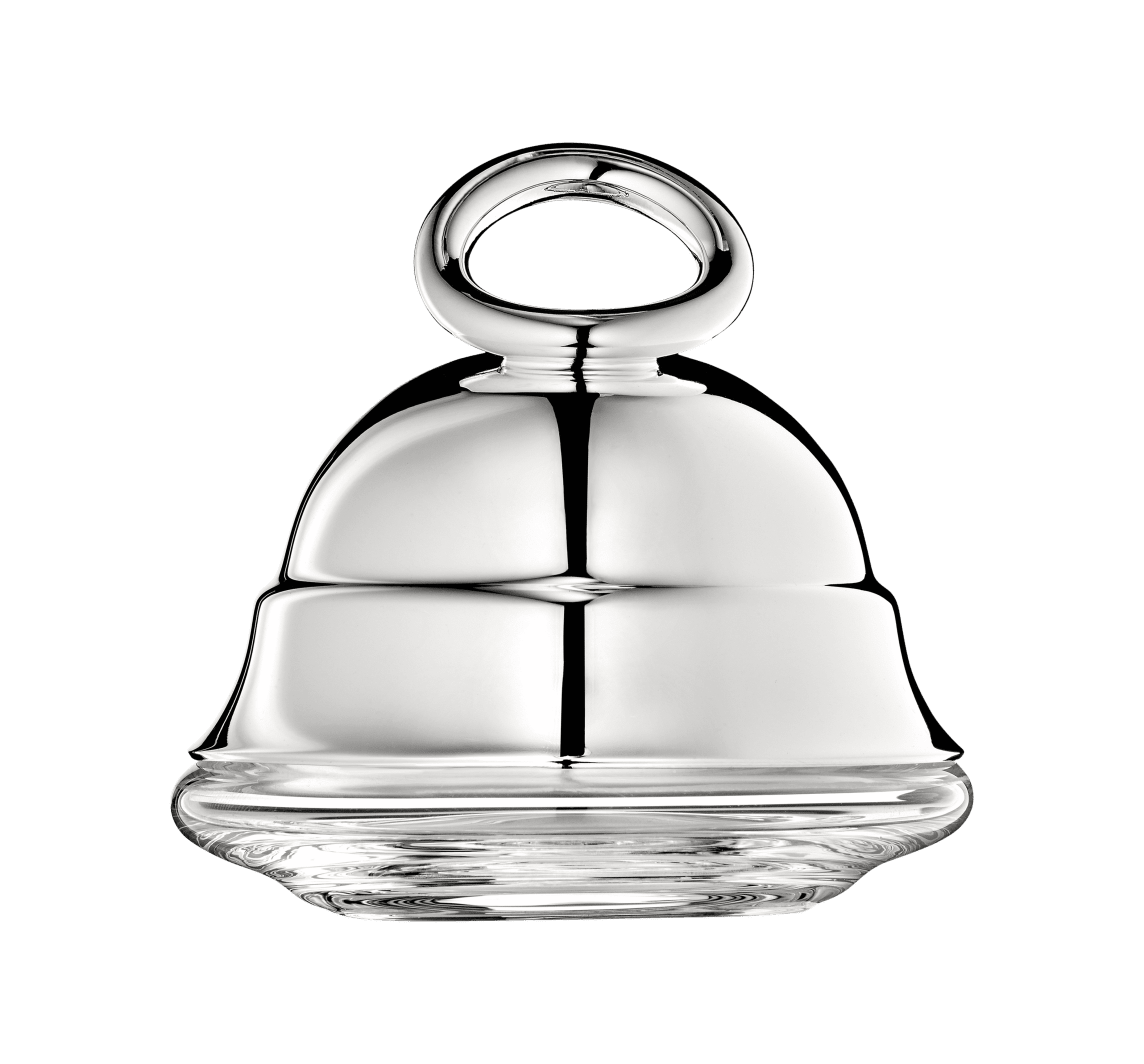 Christofle Vertigo Silver-Plated Personal Lidded Butter Dish