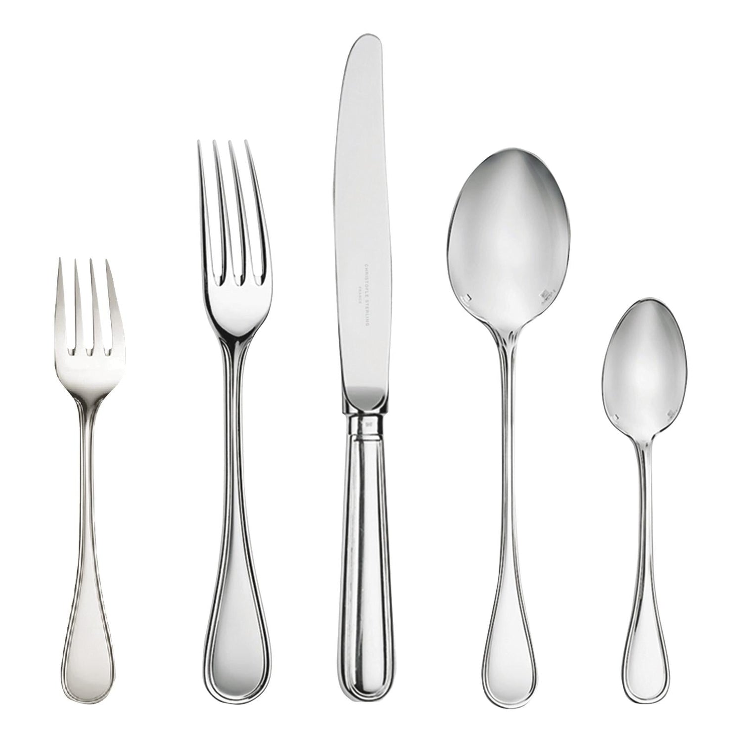 Christofle Albi Sterling Silver Place Setting - 5 Pieces