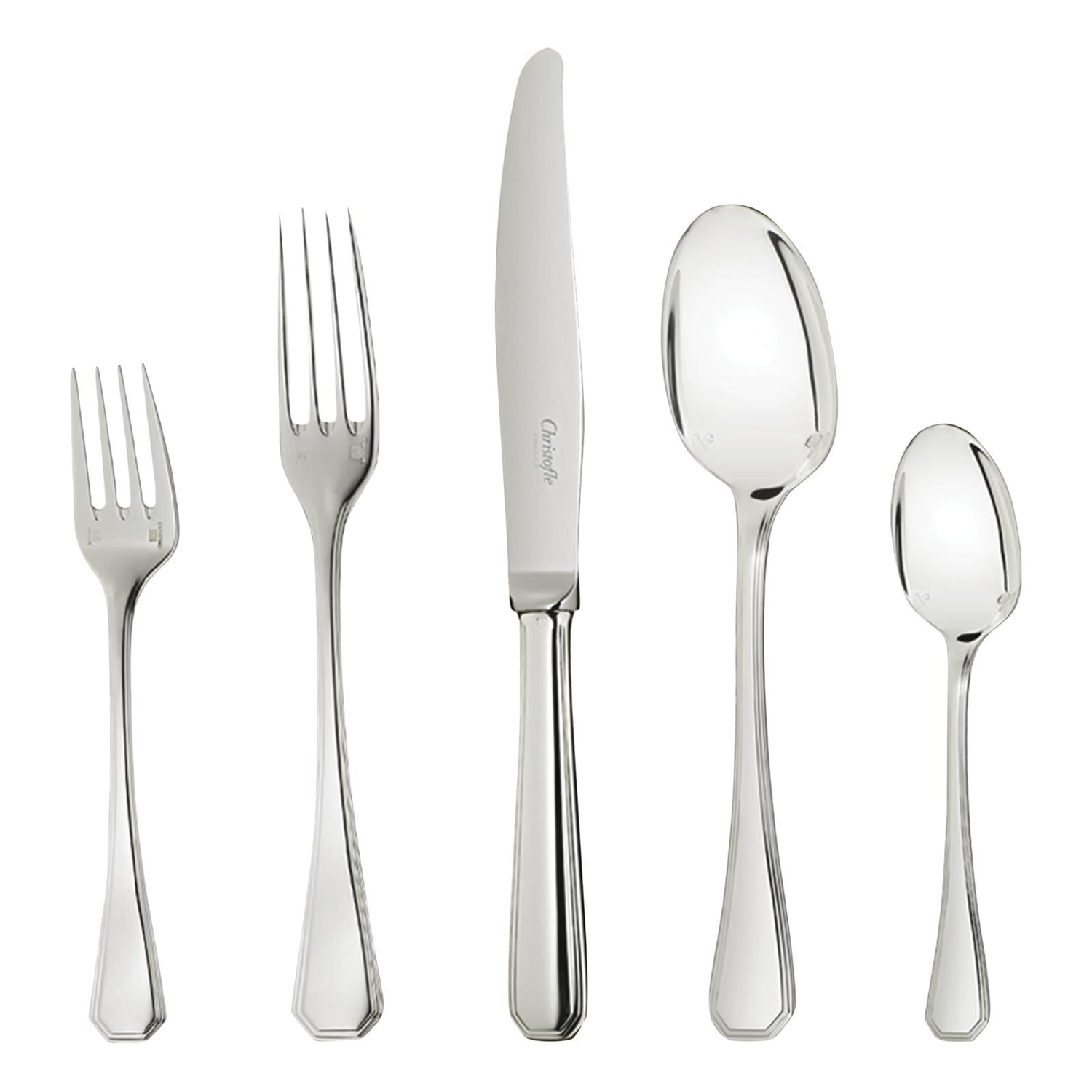 Christofle America Silver Plated 5-Piece Place Setting