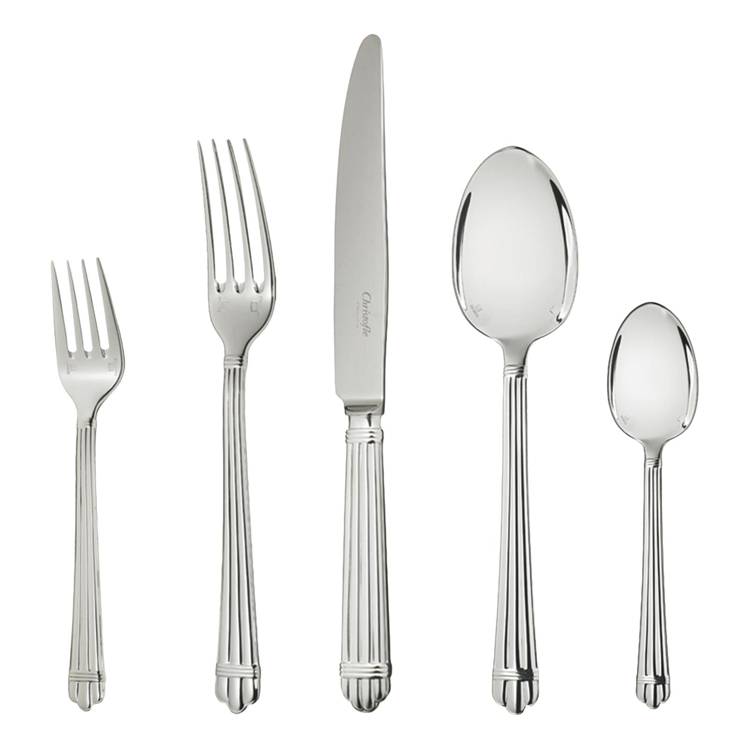 Christofle Aria Silver Plated 5-Piece Place Setting