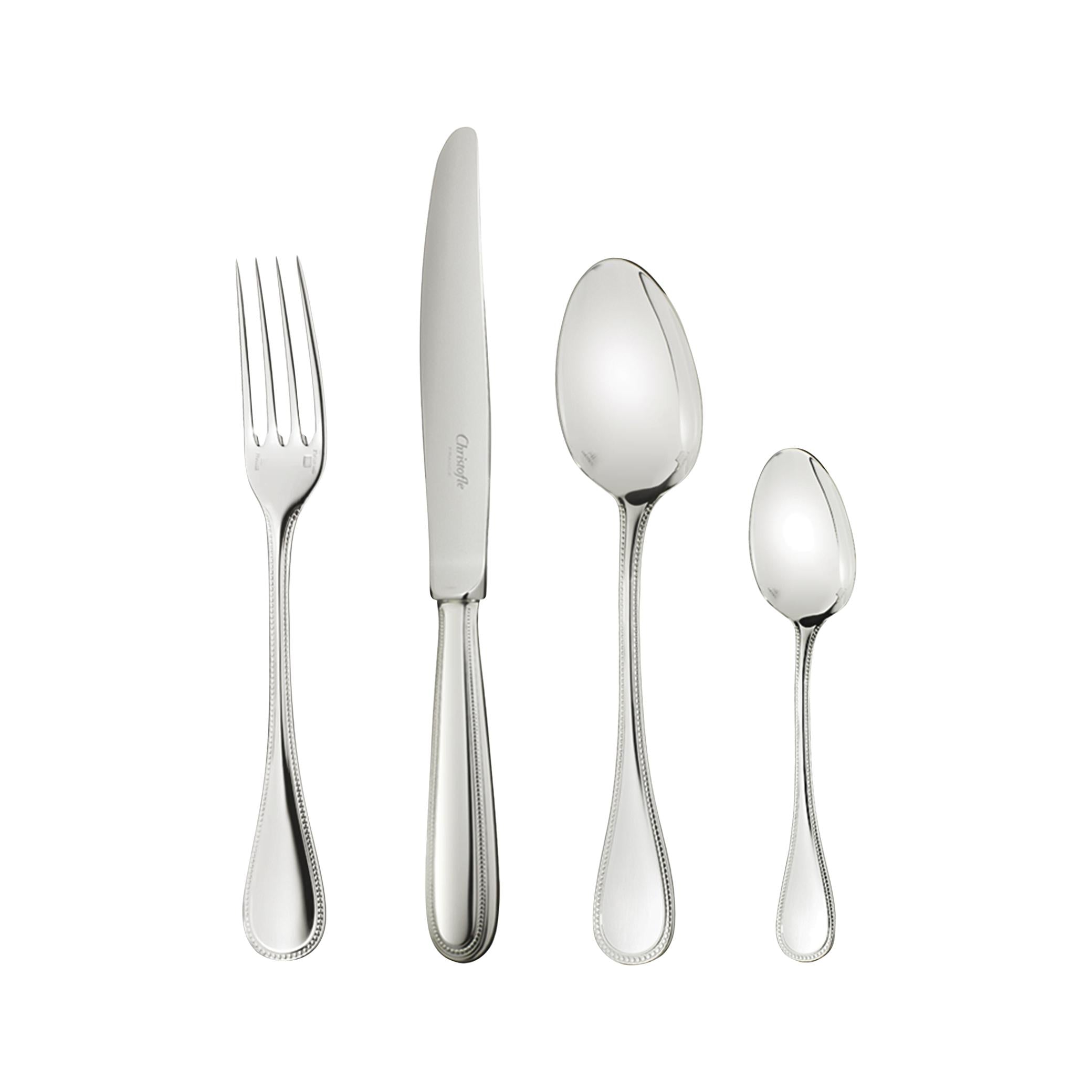 Christofle Perles 5-Piece Silver-Plated Place Setting