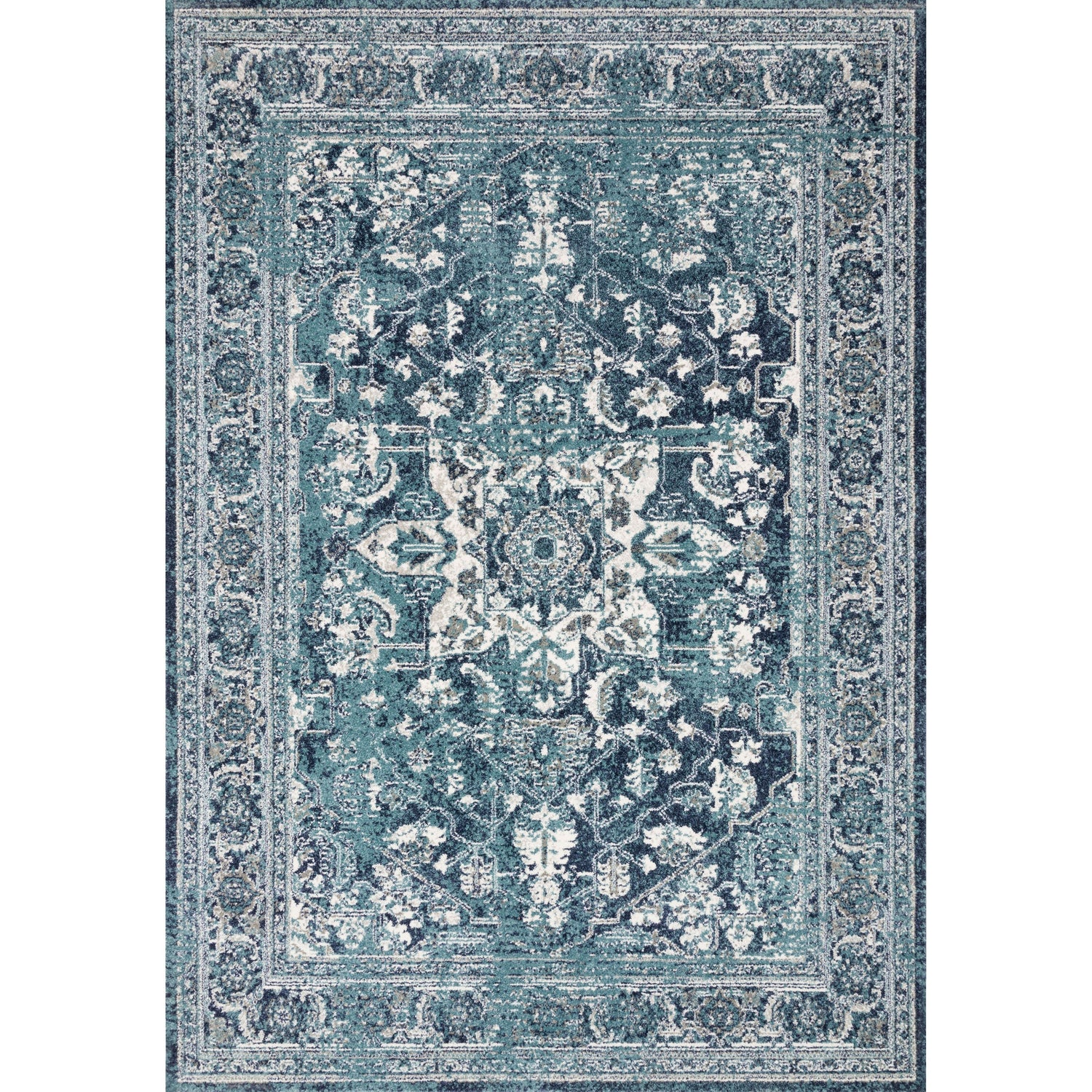 Loloi II Joaquin JOA-01 Ocean / Ivory Rug