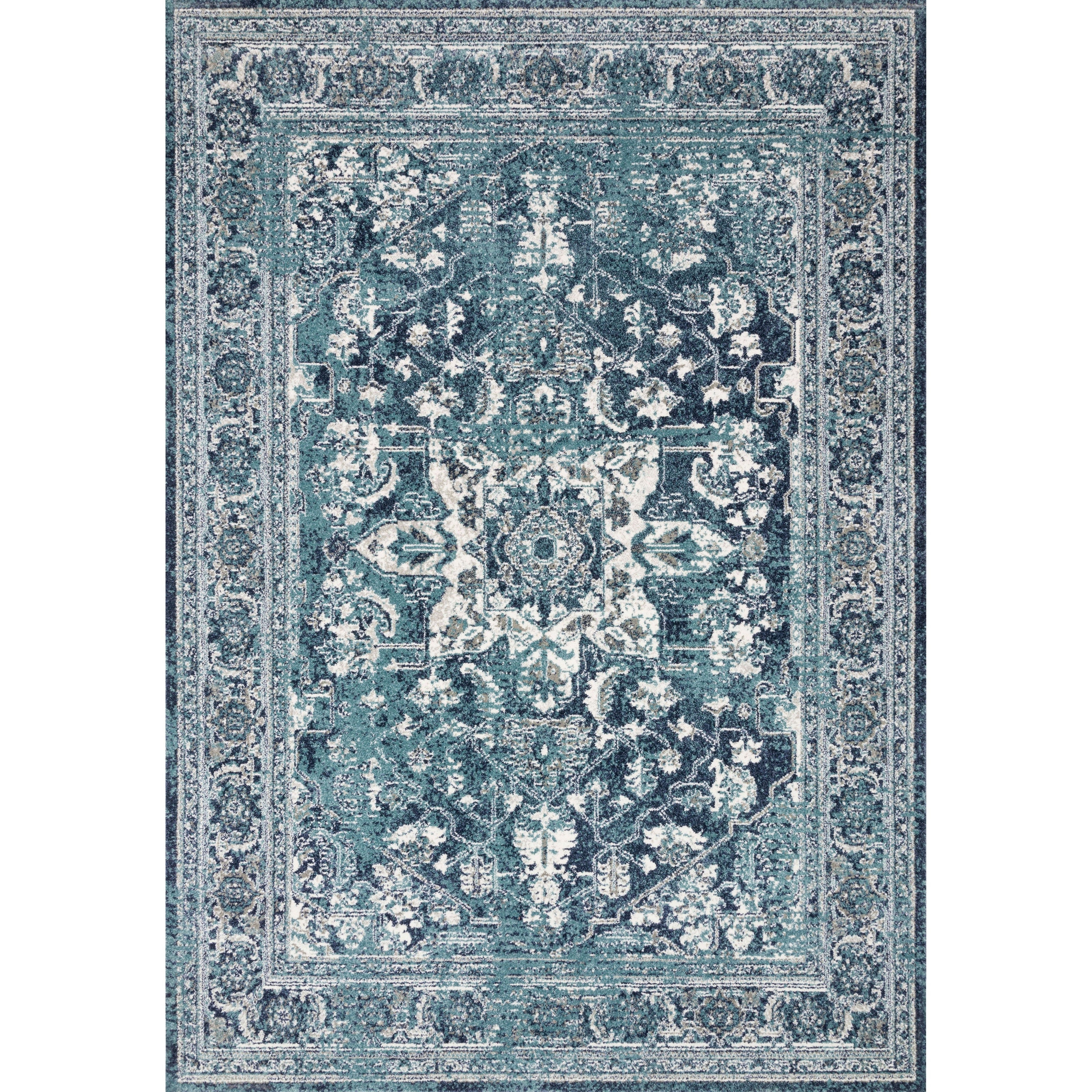 Loloi II Joaquin JOA-01 Ocean / Ivory Rug