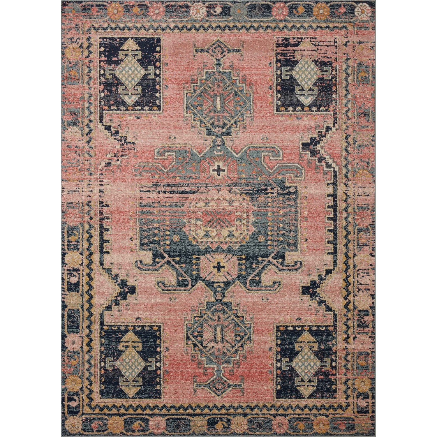 Loloi II Jocelyn JOC-06 Rose / Rose Rug