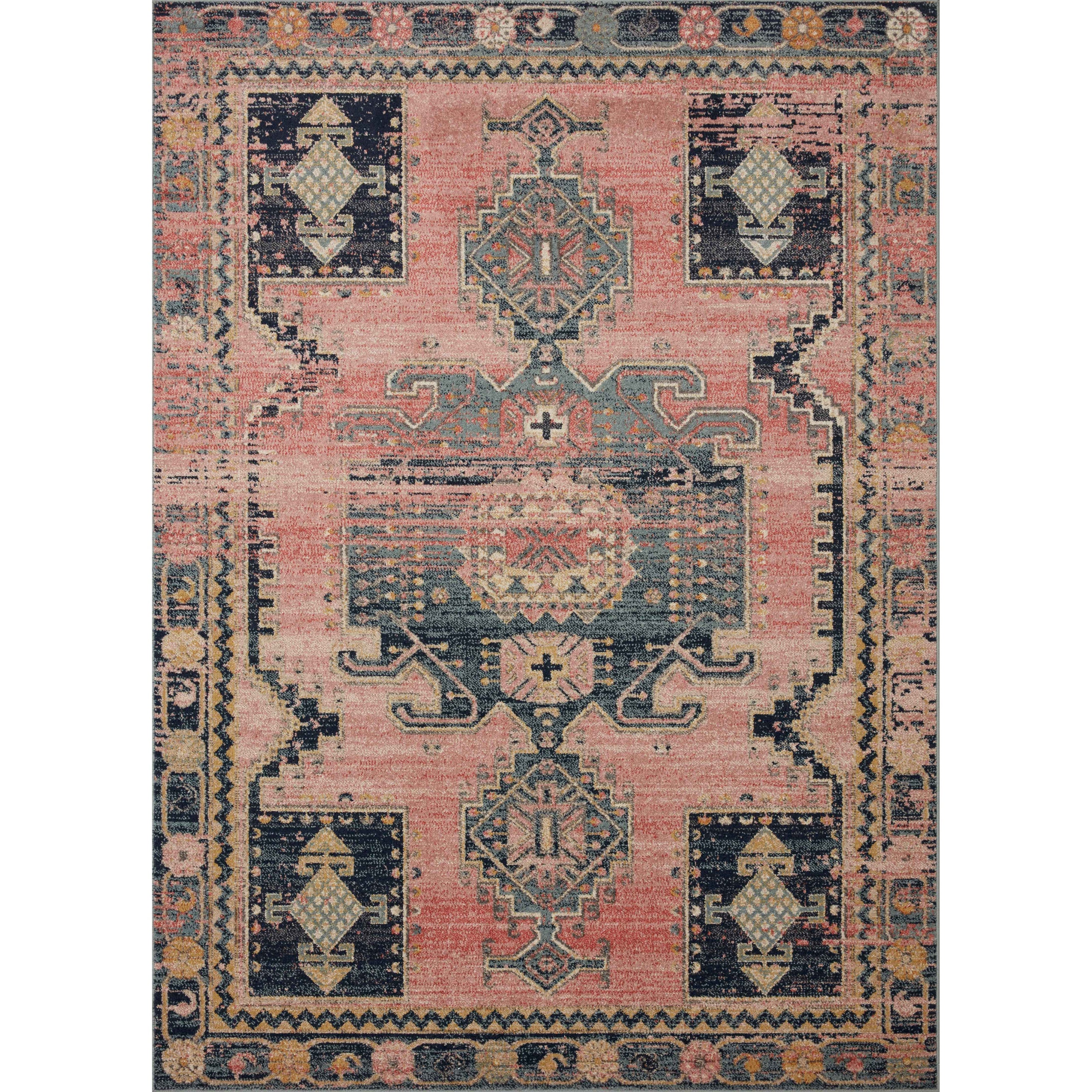 Loloi II Jocelyn JOC-06 Rose / Rose Rug