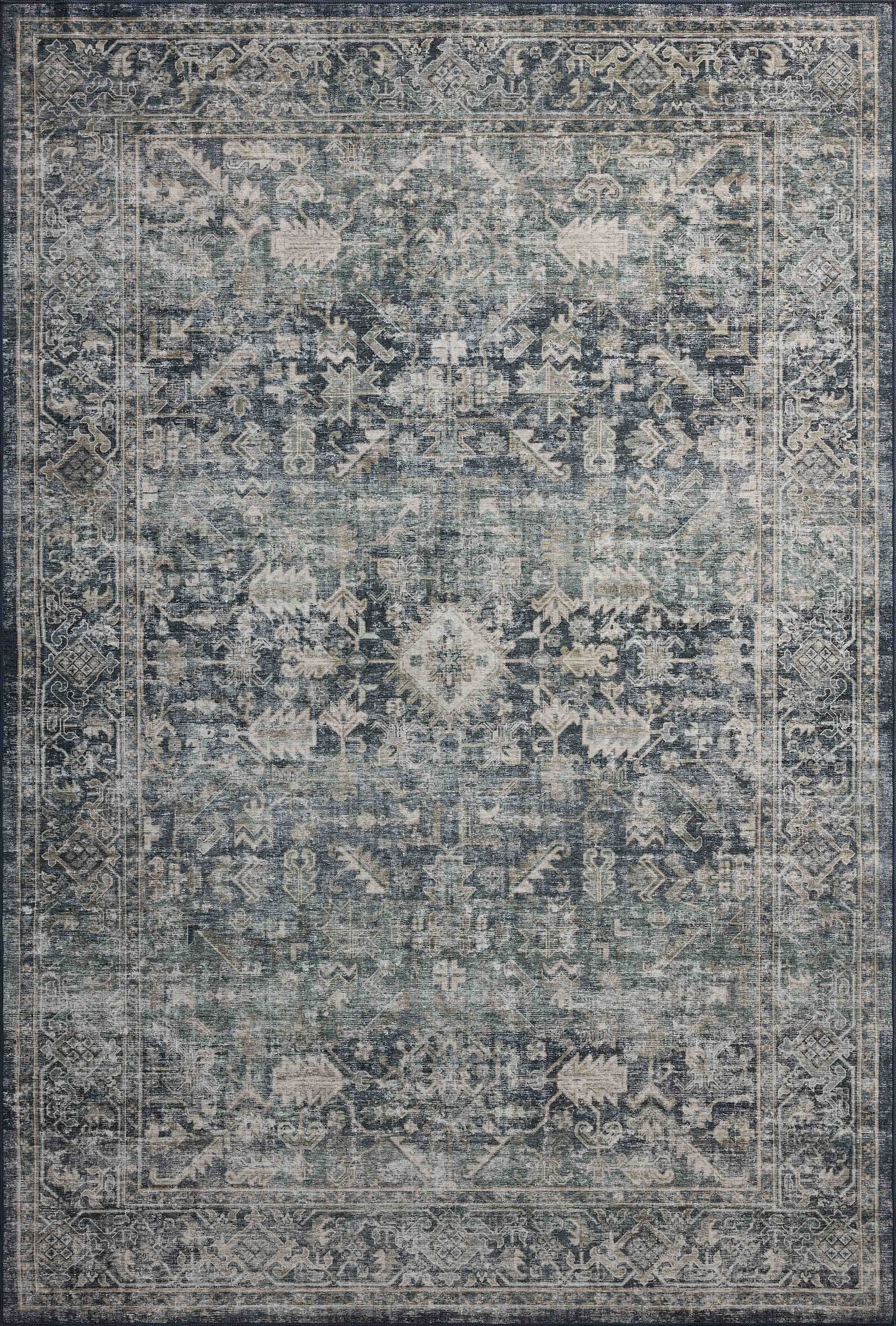 Amber Lewis Josie Ocean / Natural Rug DC10