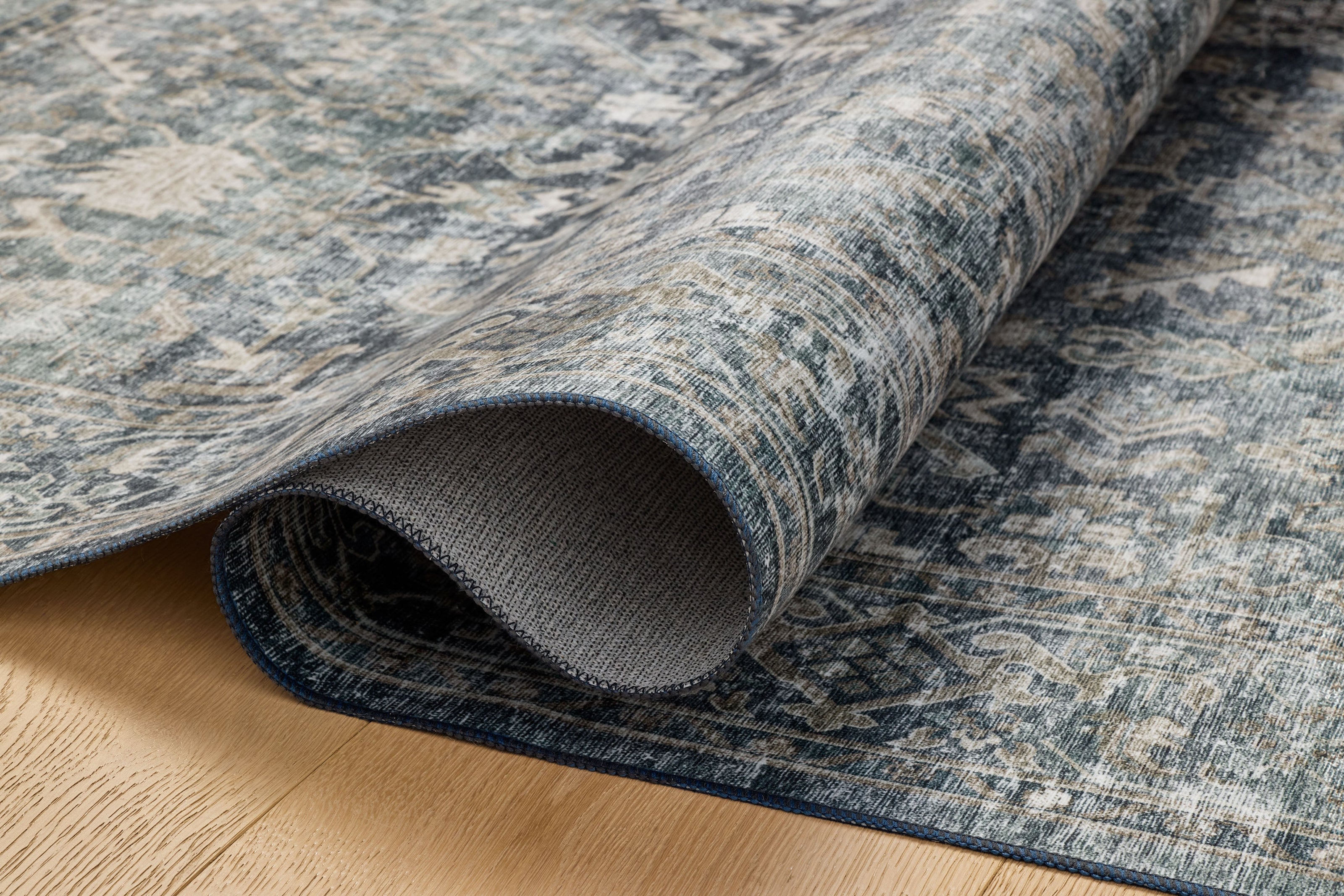 Amber Lewis Josie Ocean / Natural Rug DC10