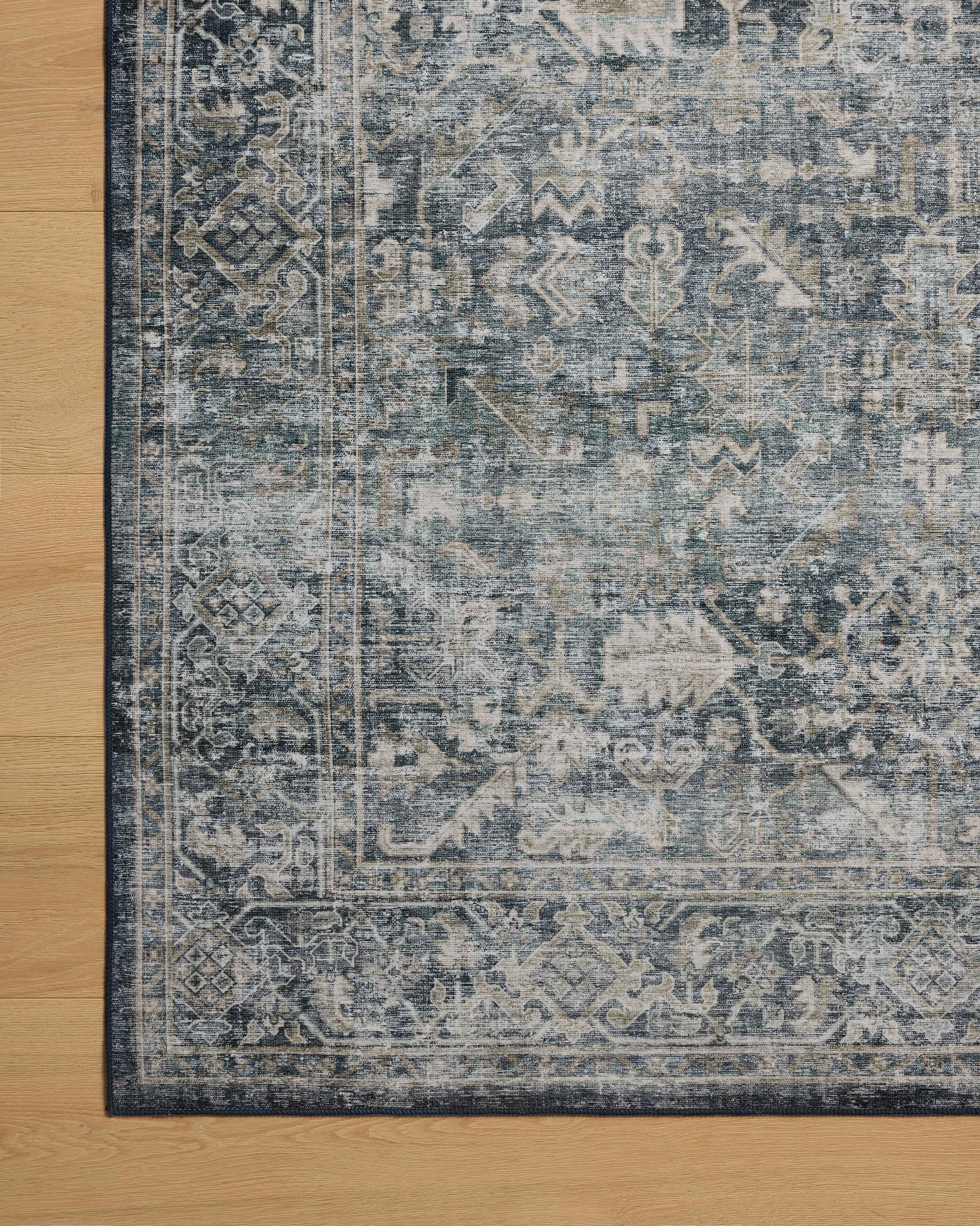 Amber Lewis Josie Ocean / Natural Rug DC10