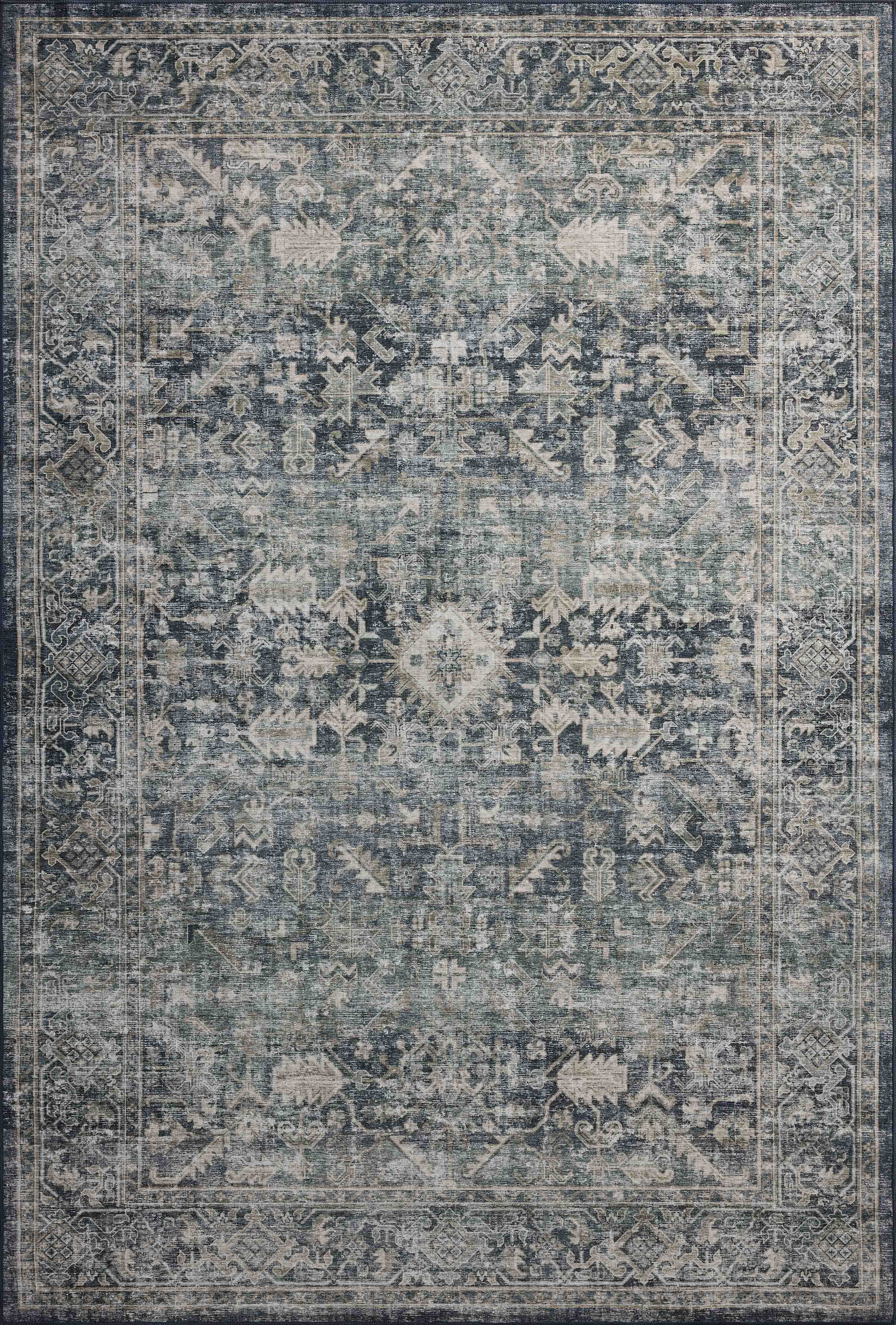 Amber Lewis Josie Ocean / Natural Rug DC10