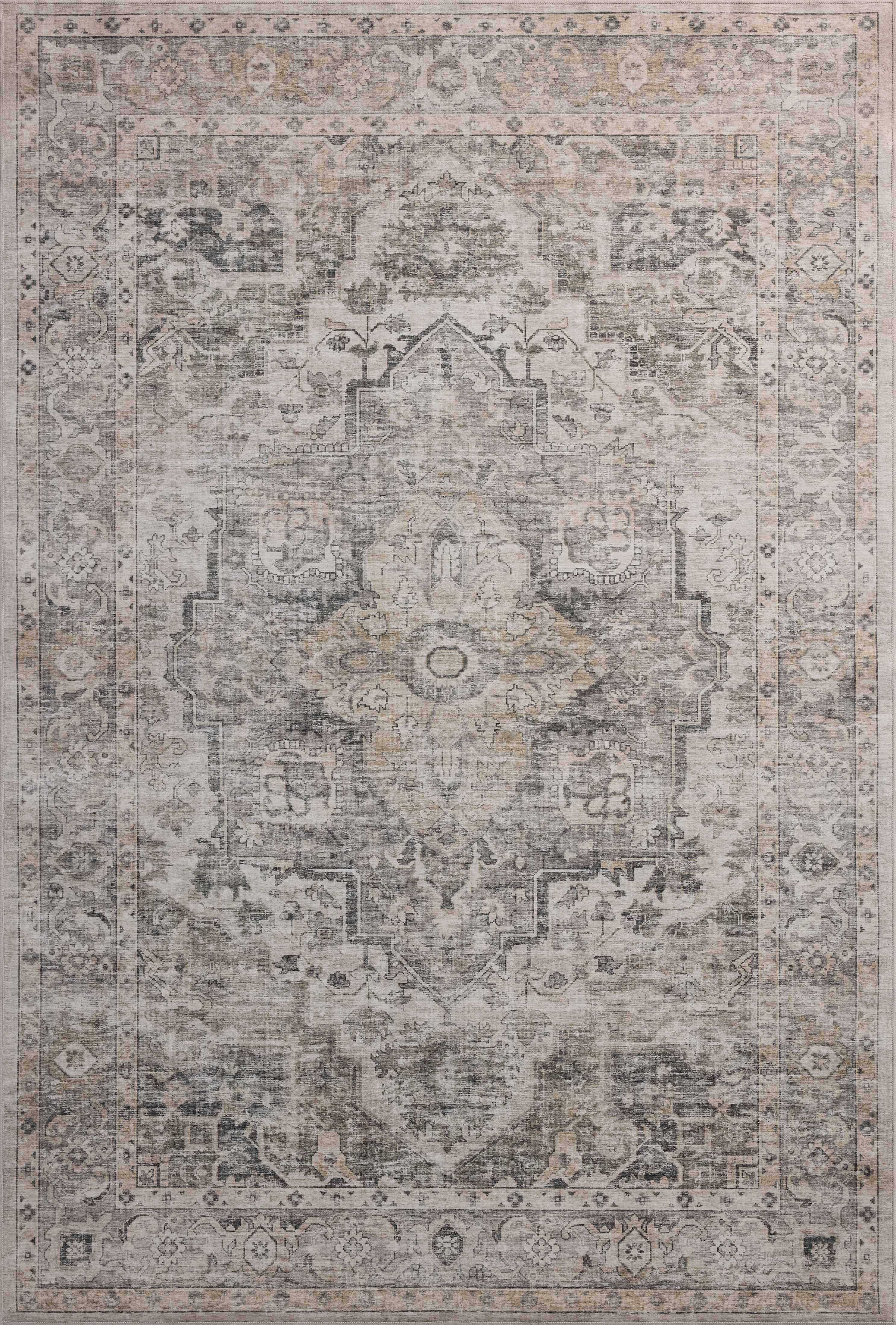 Amber Lewis Josie Silver / Natural Rug DC10