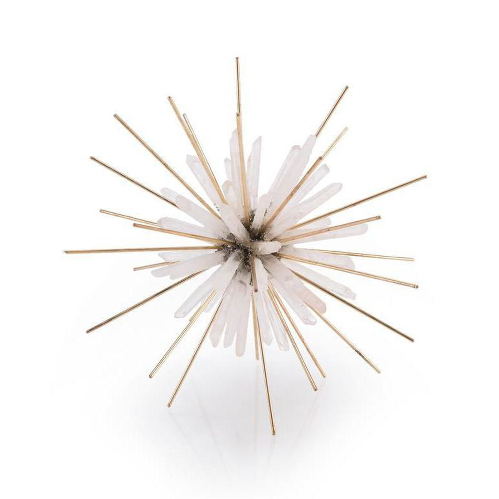 John Richard Quartz And Brass Starburst