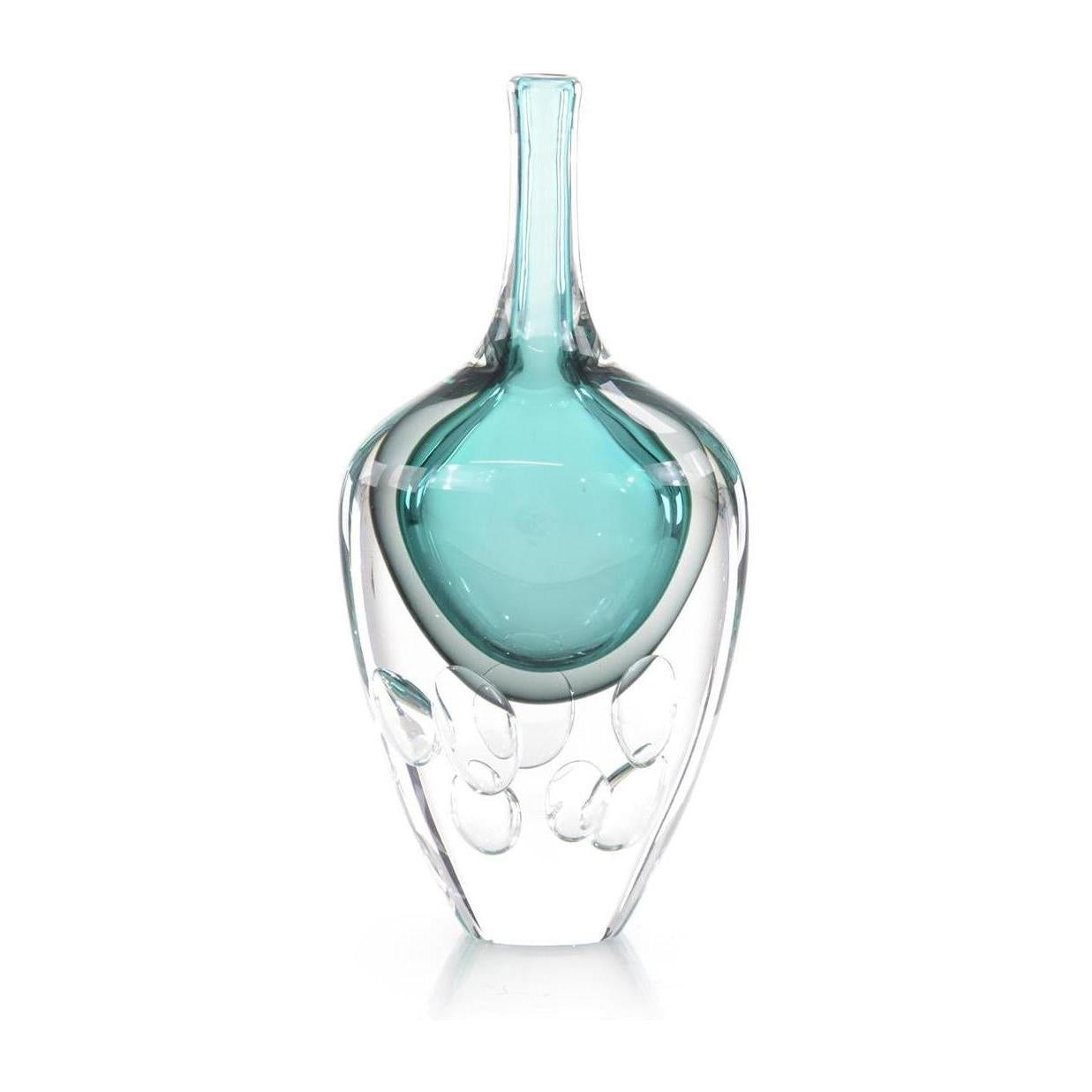 John Richard Decor Azure Art Glass Vase